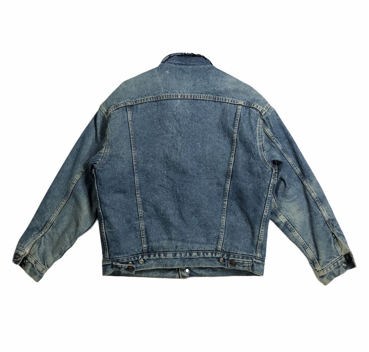 Levi's Vintage Levis Denim Sherpa Trucker Usa Jacket Size US M / EU 48-50 / 2 - 3 Thumbnail
