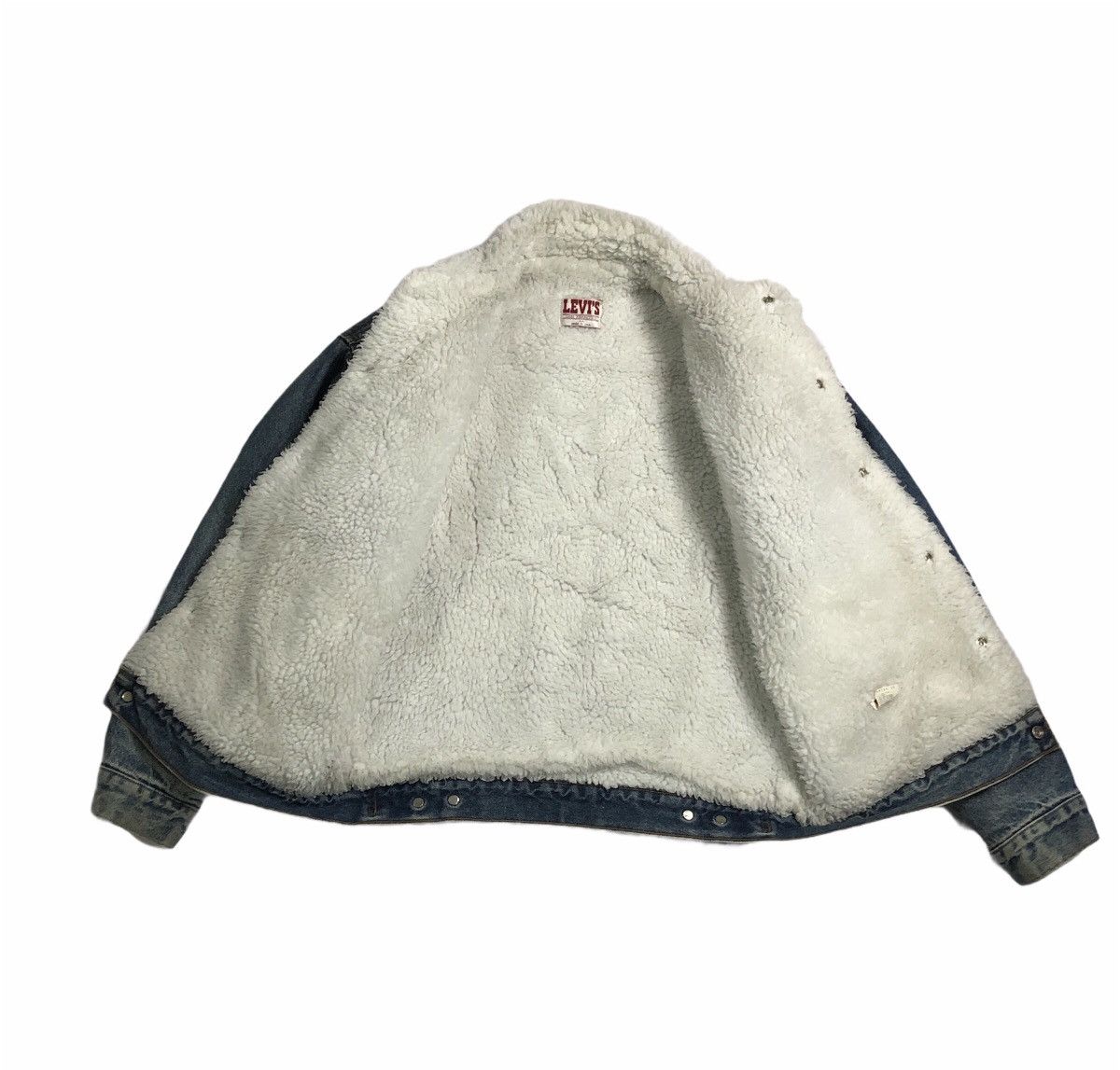 Levi's Vintage Levis Denim Sherpa Trucker Usa Jacket Size US M / EU 48-50 / 2 - 4 Thumbnail