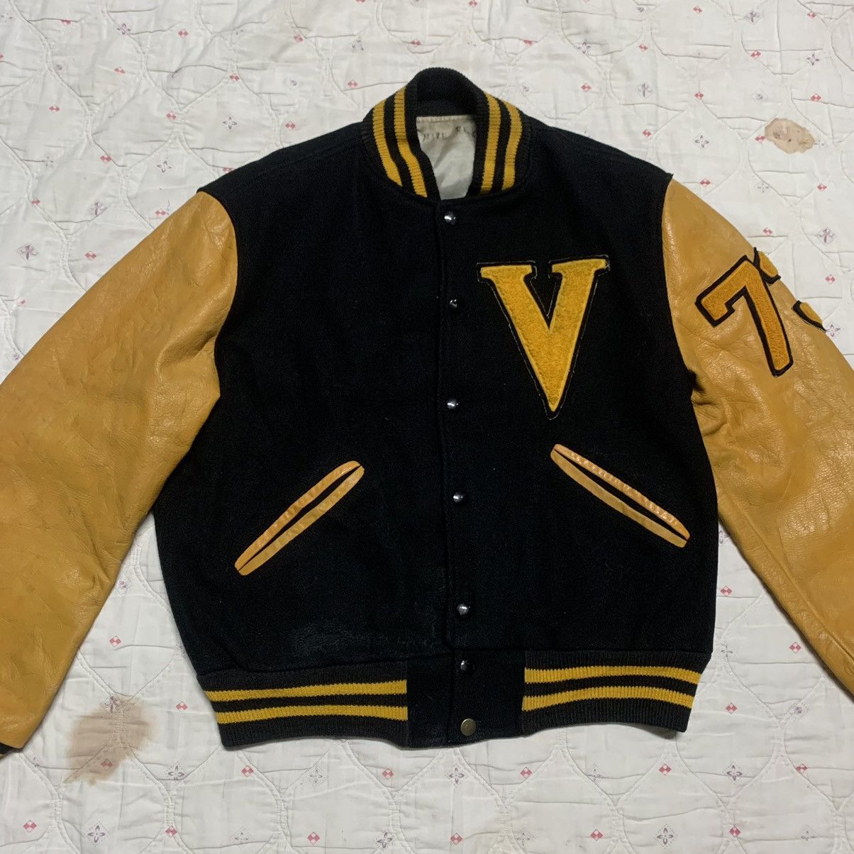 Japanese Brand VINTAGE VARSITY JACKET Size US M / EU 48-50 / 2 - 4 Thumbnail