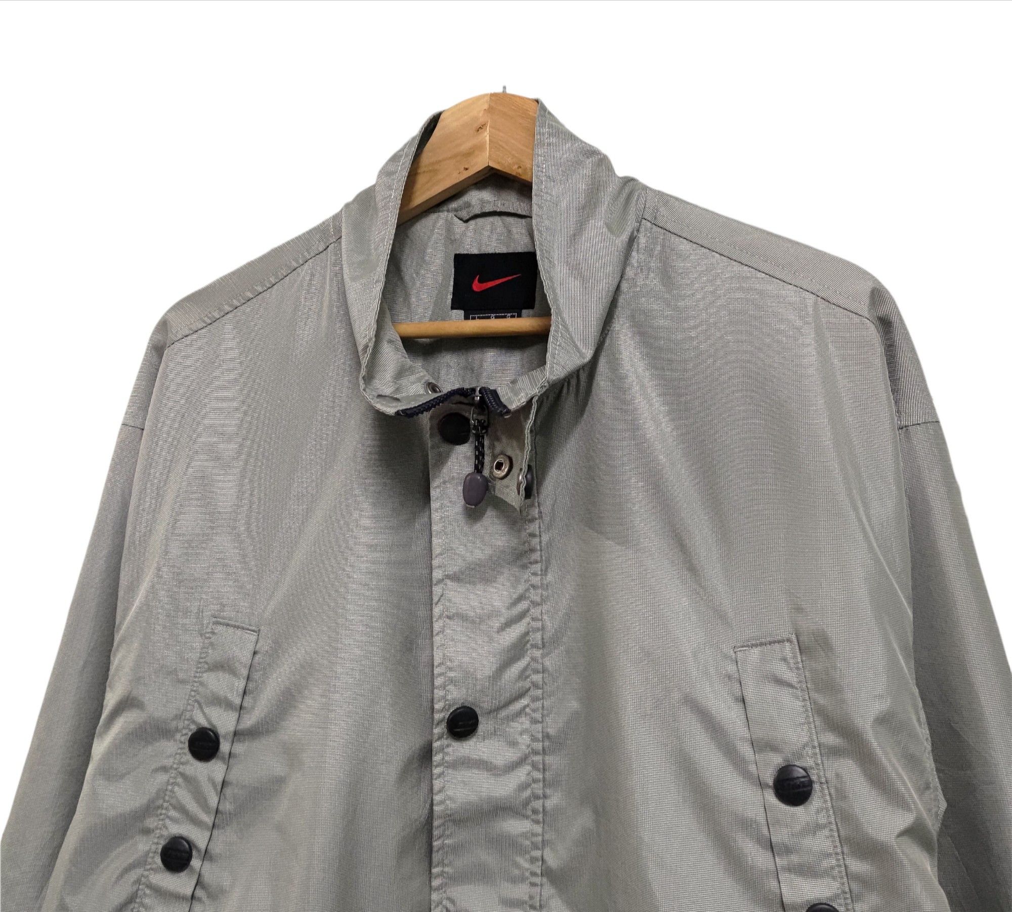 Nike 👹Vintage 90's NIKE Swoosh Light Utility Jacket Size US L / EU 52-54 / 3 - 2 Thumbnail