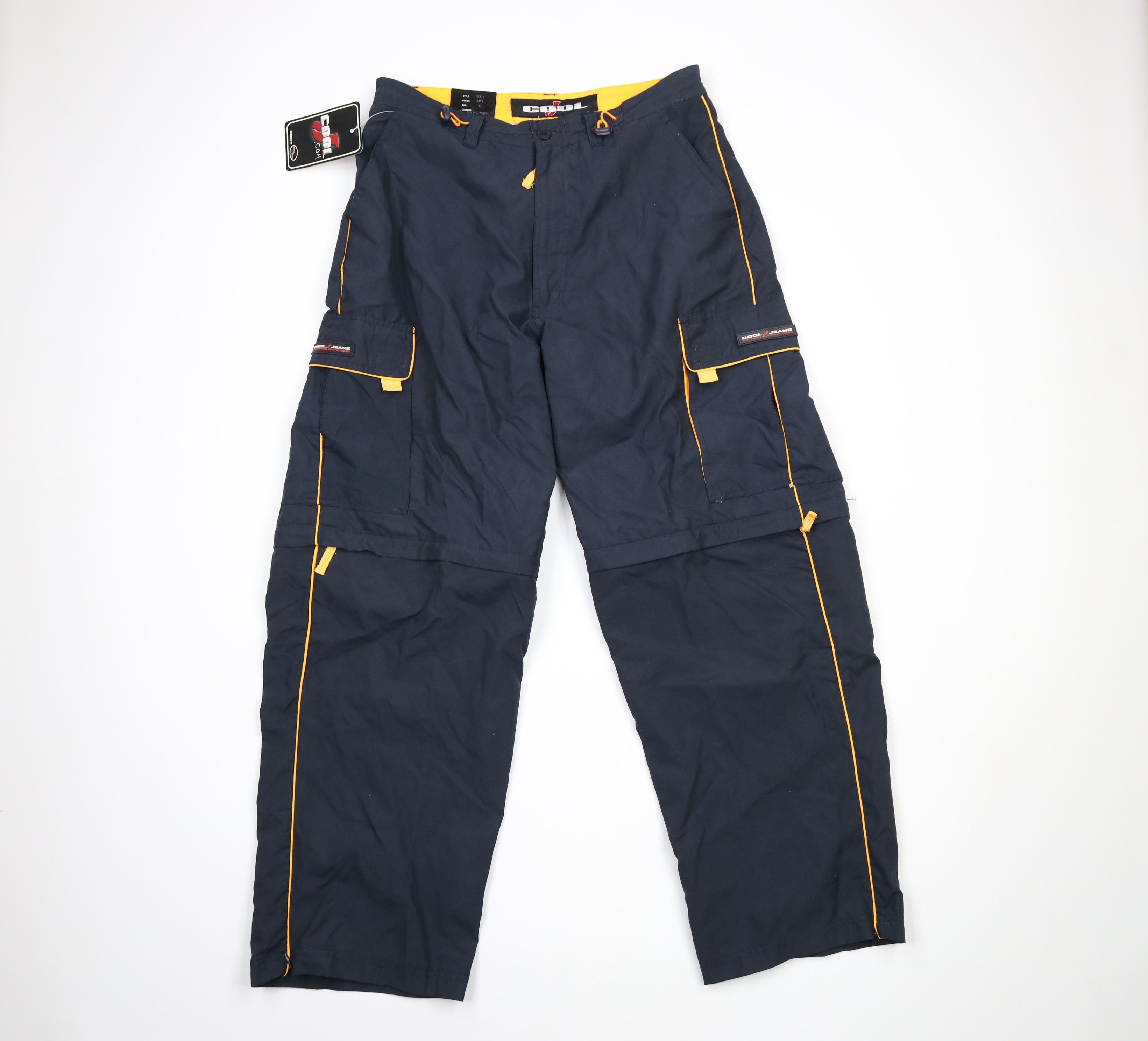 NOS Vintage Streetwear Convertible Leg Cargo Pants Shorts