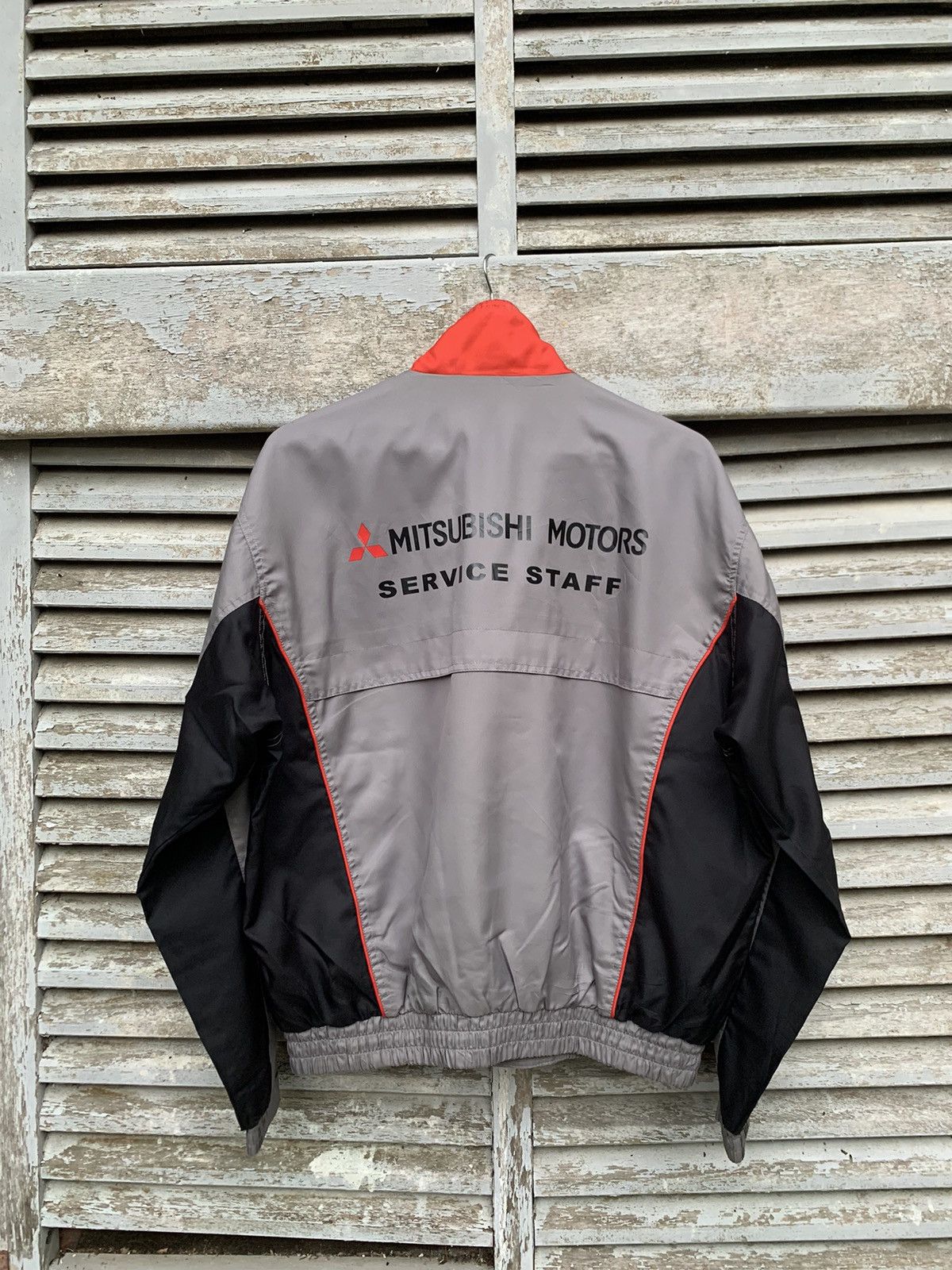 Japanese Brand Vtg MITSHUBISHI Motors Ralliart Service Staff Bomber Jacket Size US L / EU 52-54 / 3 - 1 Thumbnail