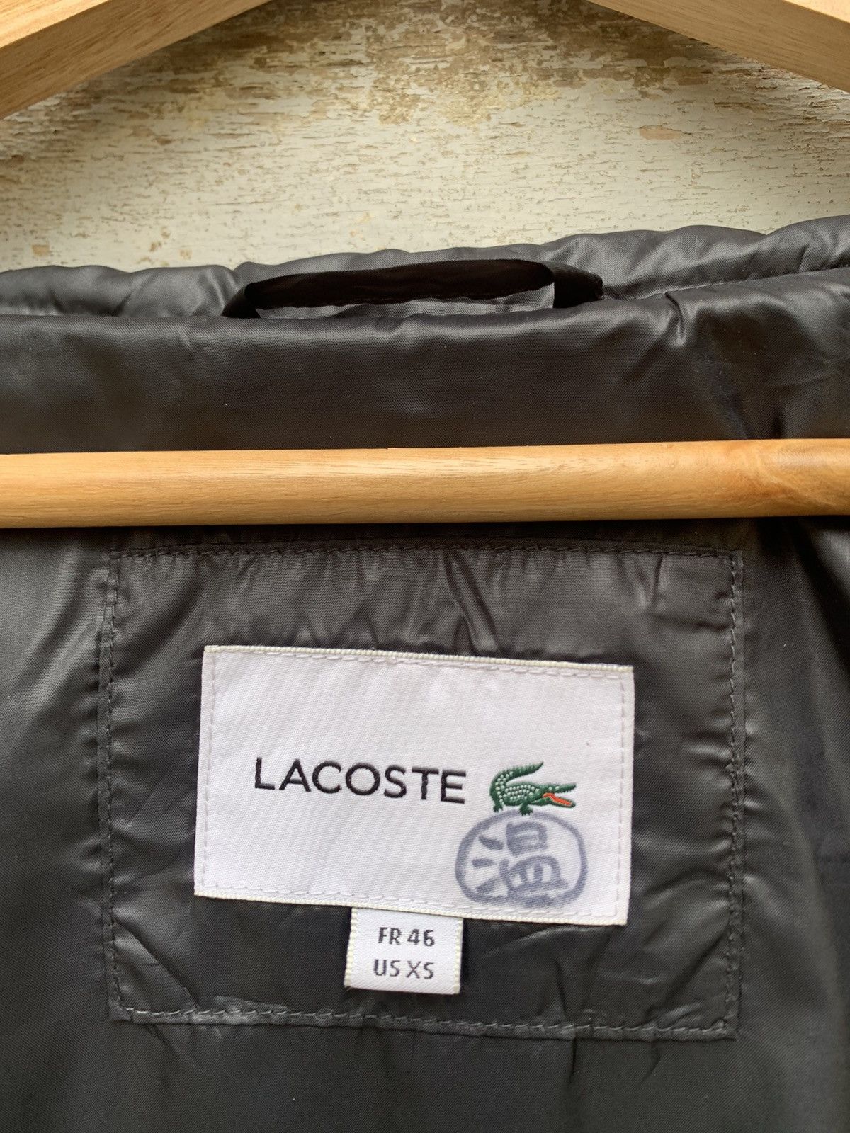 Lacoste 👹Lacoste Foldable Puffer Dusty Black Hooded Jacket Size US S / EU 44-46 / 1 - 10 Thumbnail