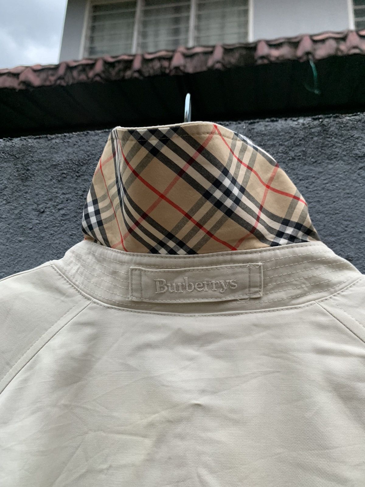 Burberry 🔥Vintage BURBERRYS PRORSUM Trench Coat in White Size US L / EU 52-54 / 3 - 9 Thumbnail
