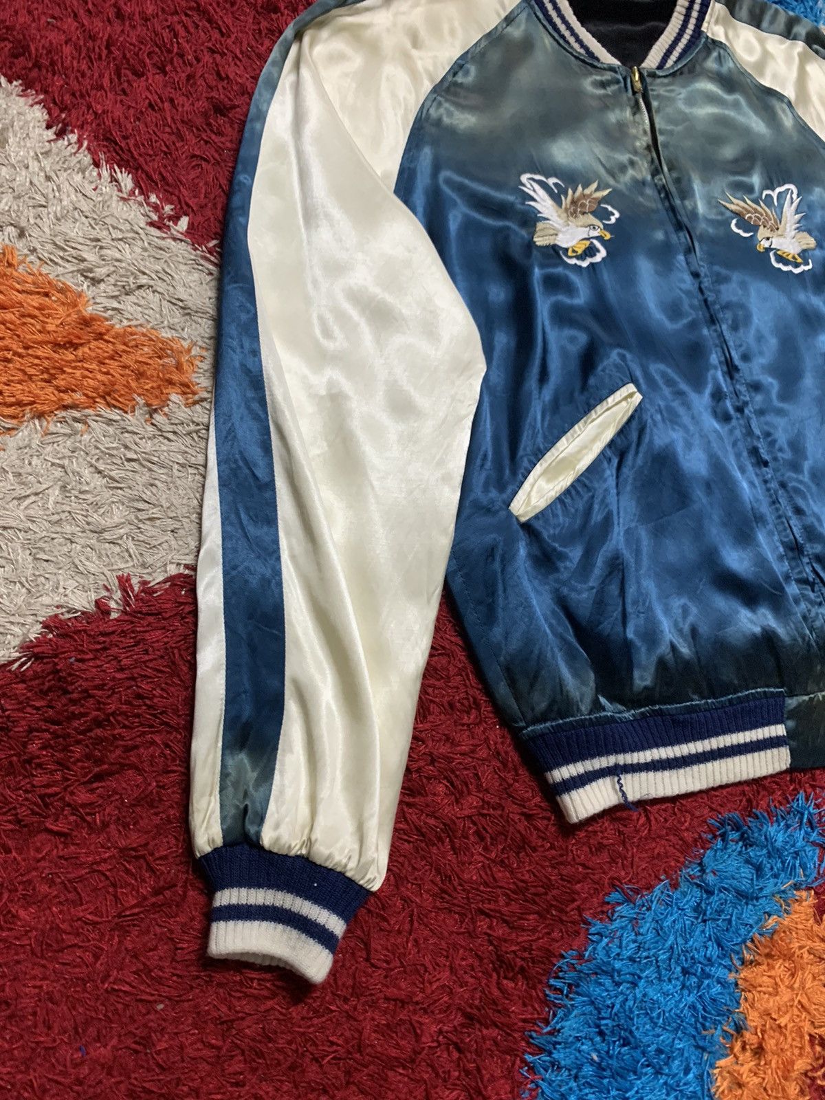 Japanese Brand VINTAGE REVERSIBLE SUKAJAN JACKET Size US M / EU 48-50 / 2 - 7 Thumbnail