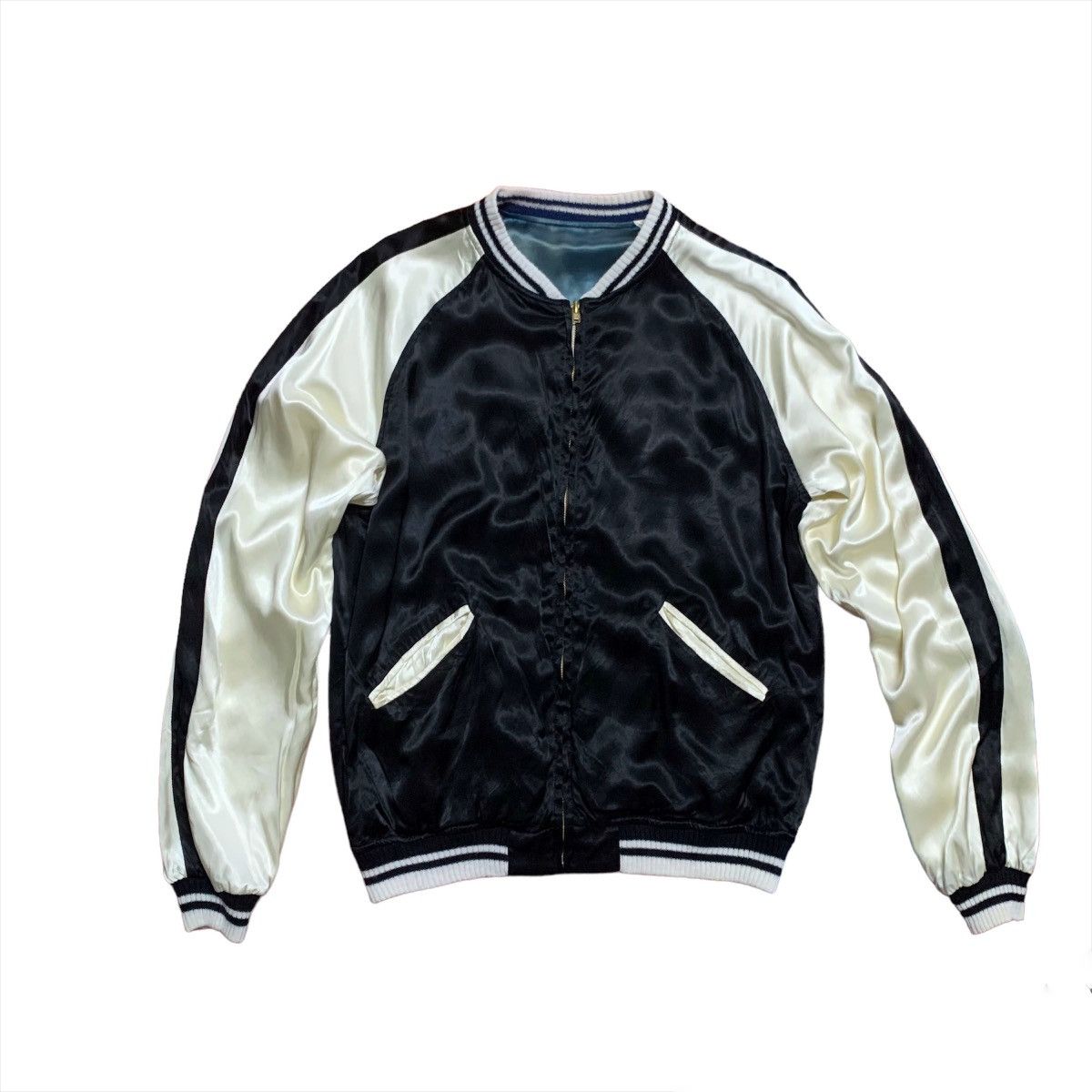 Japanese Brand VINTAGE REVERSIBLE SUKAJAN JACKET Size US M / EU 48-50 / 2 - 3 Thumbnail