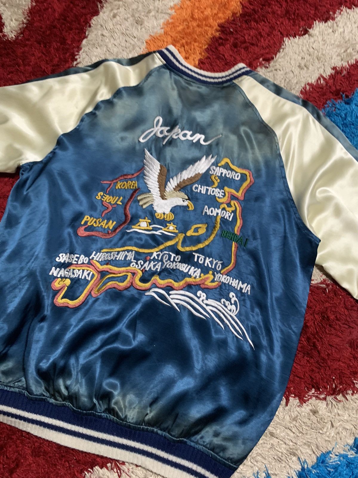 Japanese Brand VINTAGE REVERSIBLE SUKAJAN JACKET Size US M / EU 48-50 / 2 - 21 Thumbnail