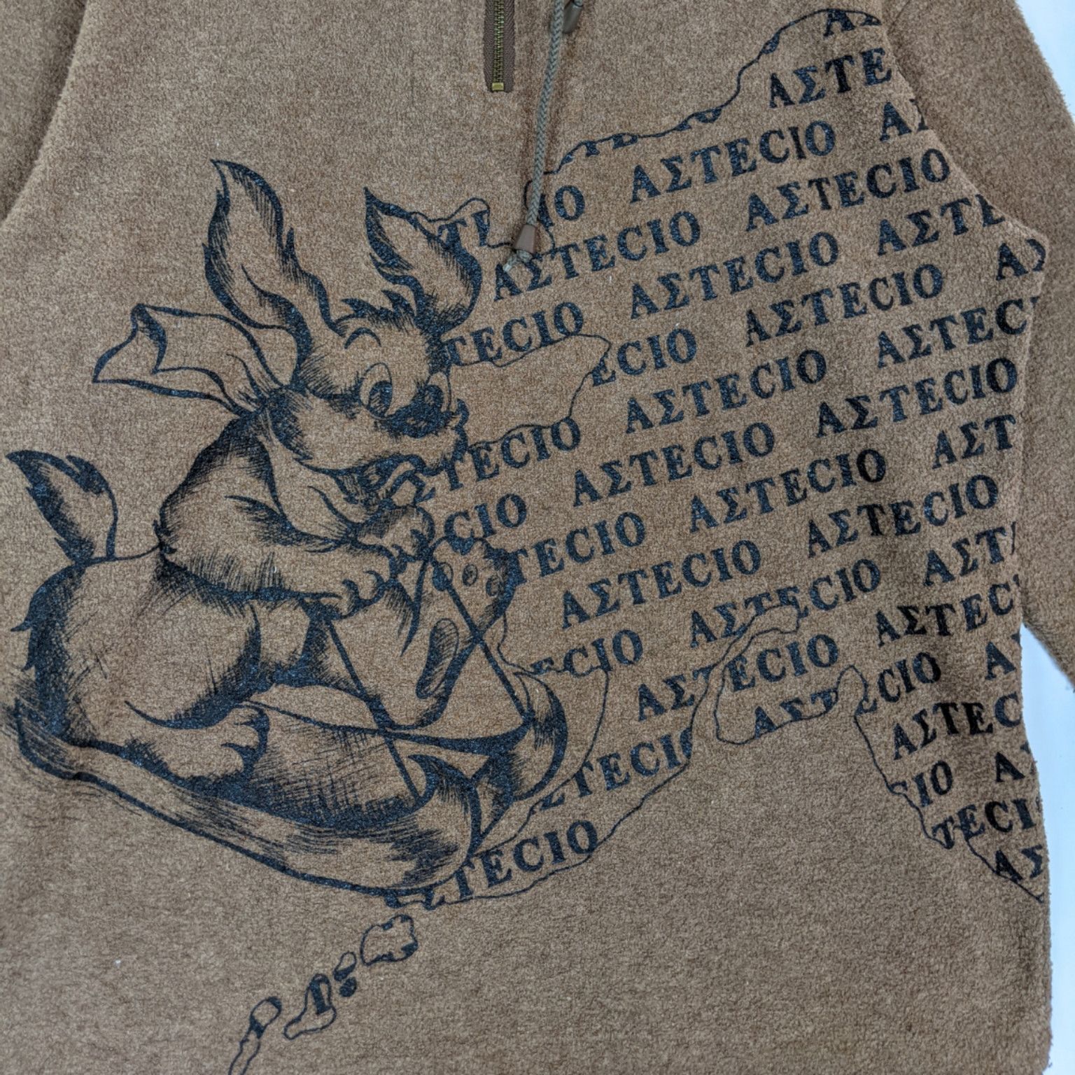 Japanese Brand Japan A3TECIO Rabbit Hoodie Size US M / EU 48-50 / 2 - 5 Thumbnail