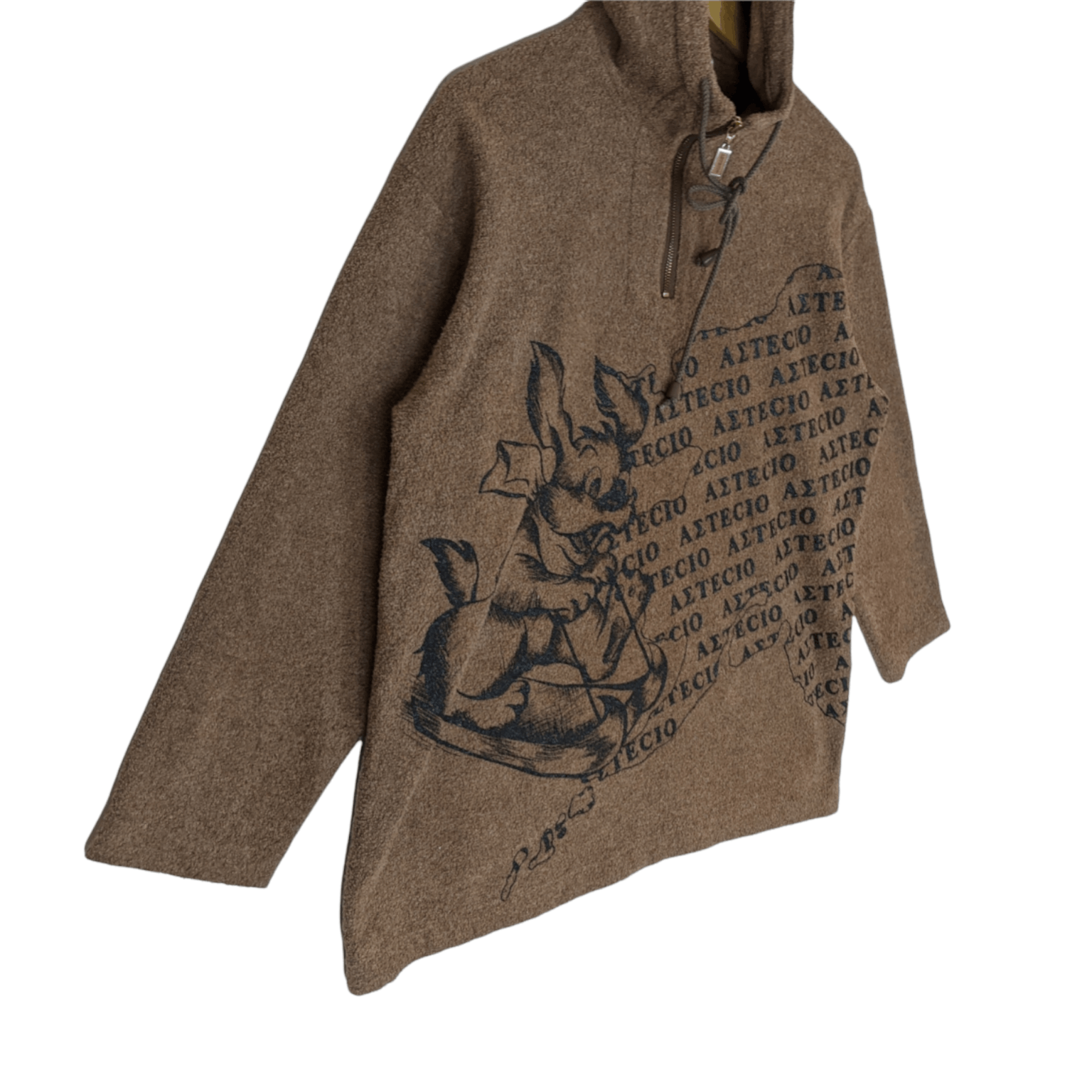 Japanese Brand Japan A3TECIO Rabbit Hoodie Size US M / EU 48-50 / 2 - 3 Thumbnail