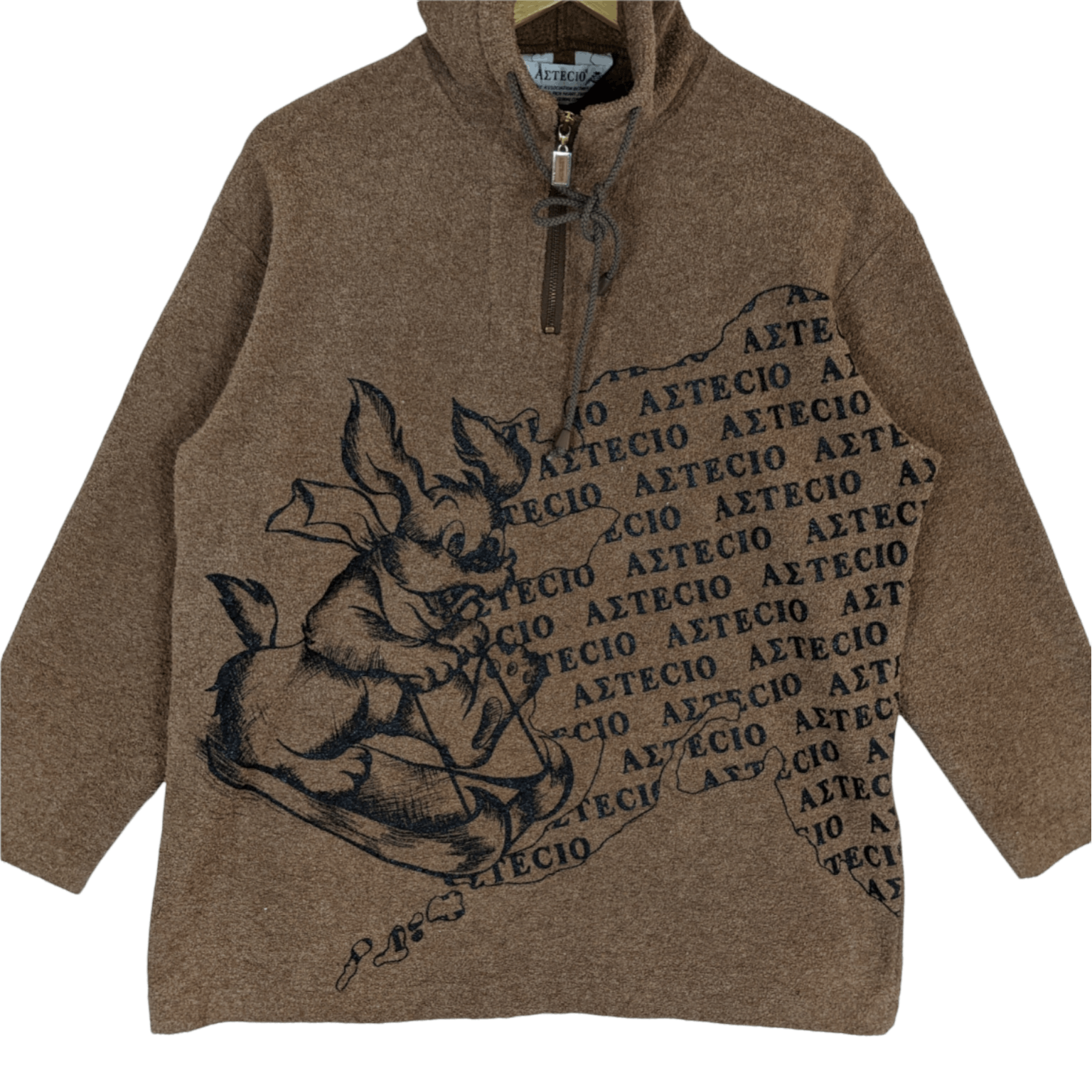 Japanese Brand Japan A3TECIO Rabbit Hoodie Size US M / EU 48-50 / 2 - 2 Thumbnail