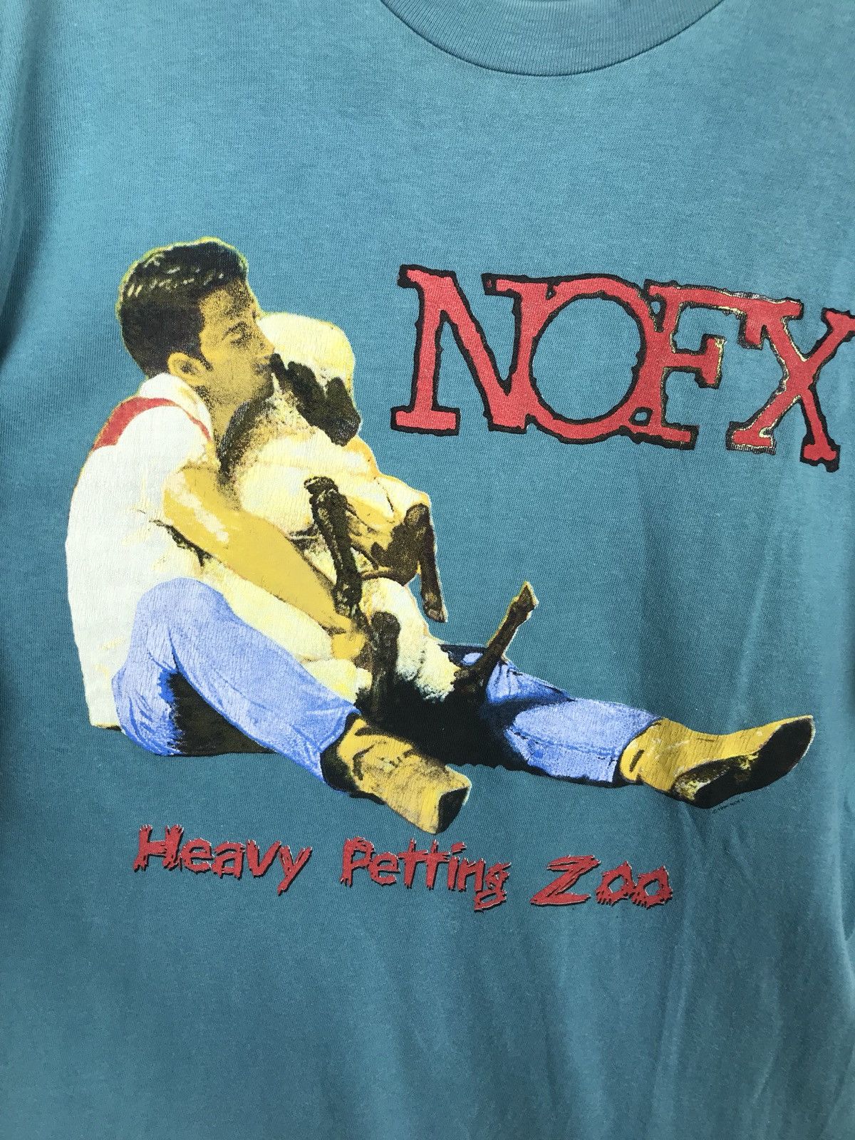 Band Tees × Vintage Nofx Heavy Petting Zoo Size US L / EU 52-54 / 3 - 3 Thumbnail
