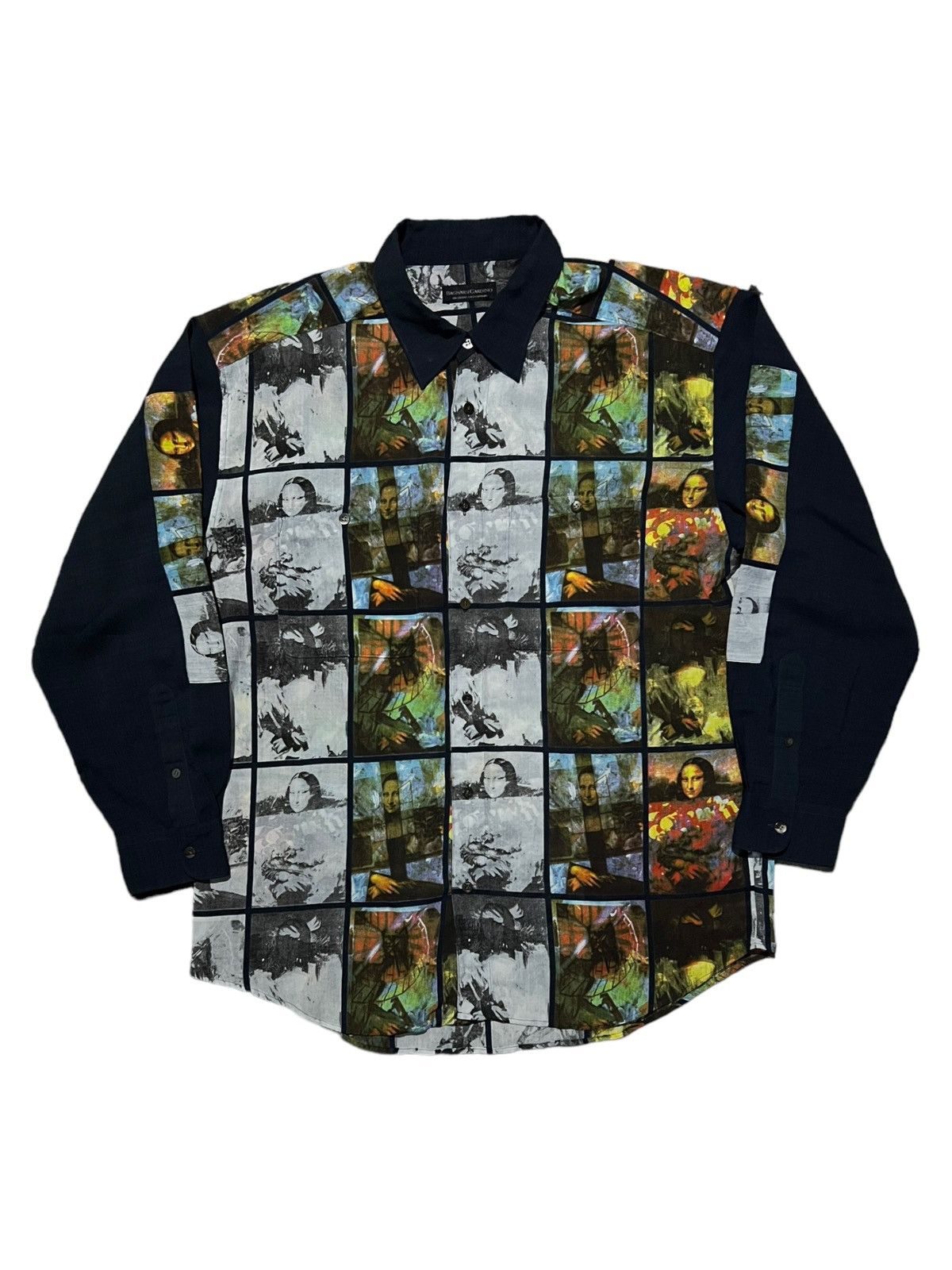 Vintage VERY RARE VINTAGE SHIRT JACKET MONA LISA LEONARDO DA VINCI Size US L / EU 52-54 / 3 - 1 Thumbnail