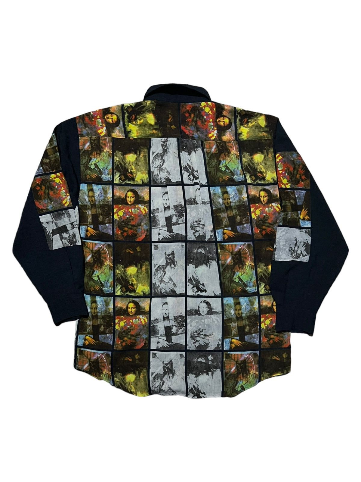Vintage VERY RARE VINTAGE SHIRT JACKET MONA LISA LEONARDO DA VINCI Size US L / EU 52-54 / 3 - 2 Thumbnail