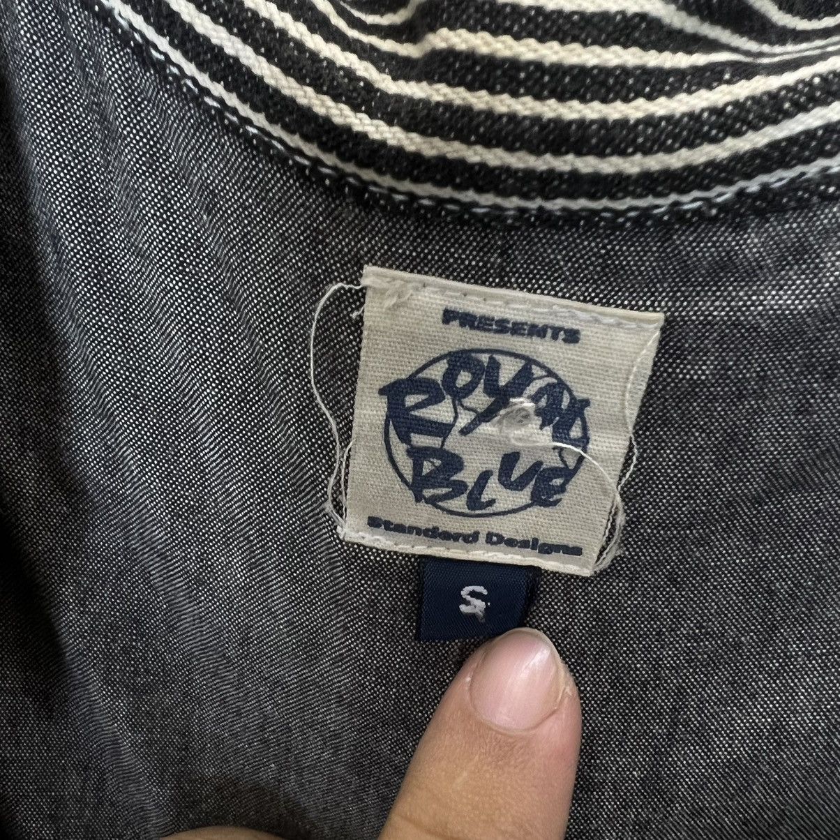 Japanese Brand RARE HIKORY CHORE JACKET ROYAL BLUE INSPIRED BY ISSEY MIYAKE Size US S / EU 44-46 / 1 - 13 Thumbnail