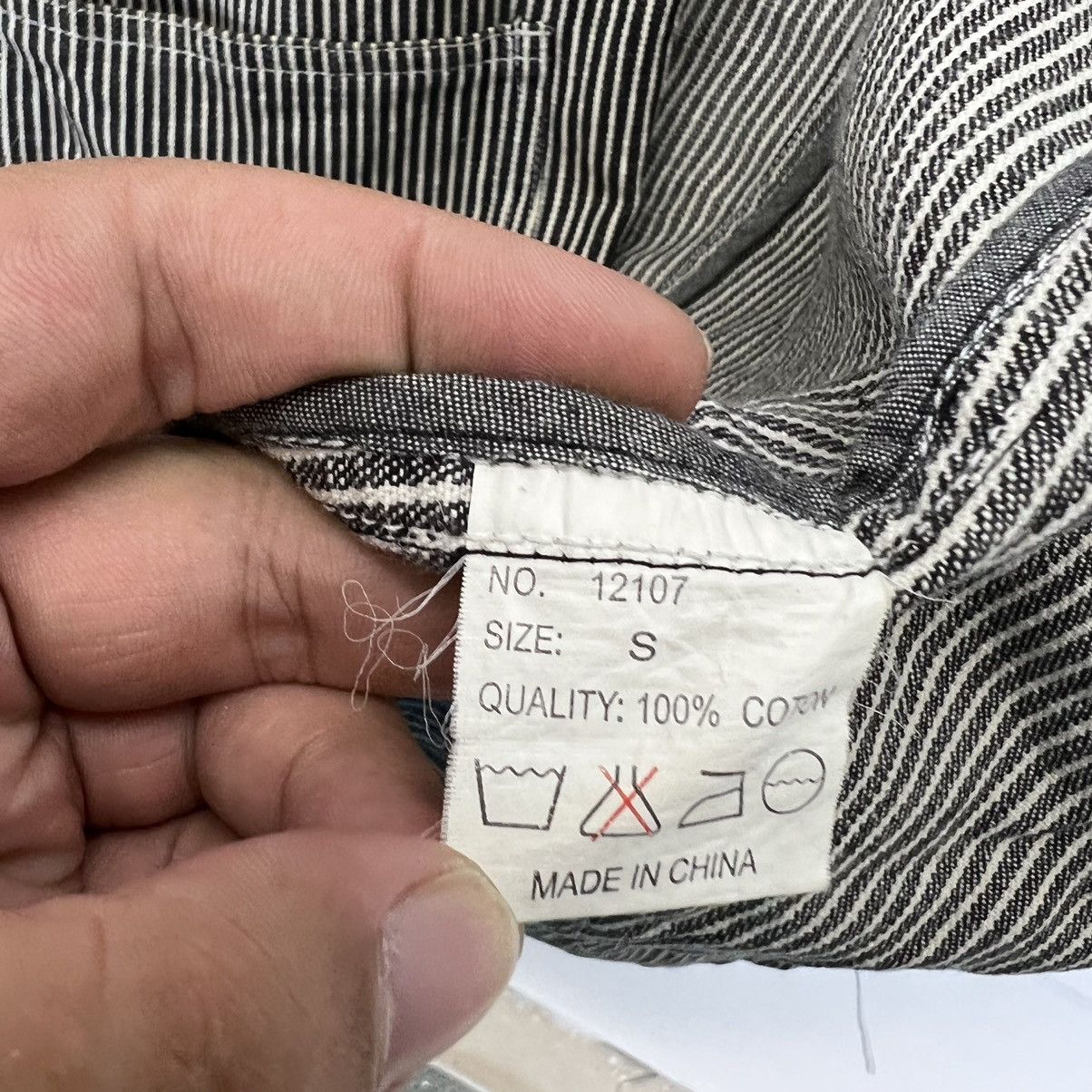 Japanese Brand RARE HIKORY CHORE JACKET ROYAL BLUE INSPIRED BY ISSEY MIYAKE Size US S / EU 44-46 / 1 - 14 Thumbnail