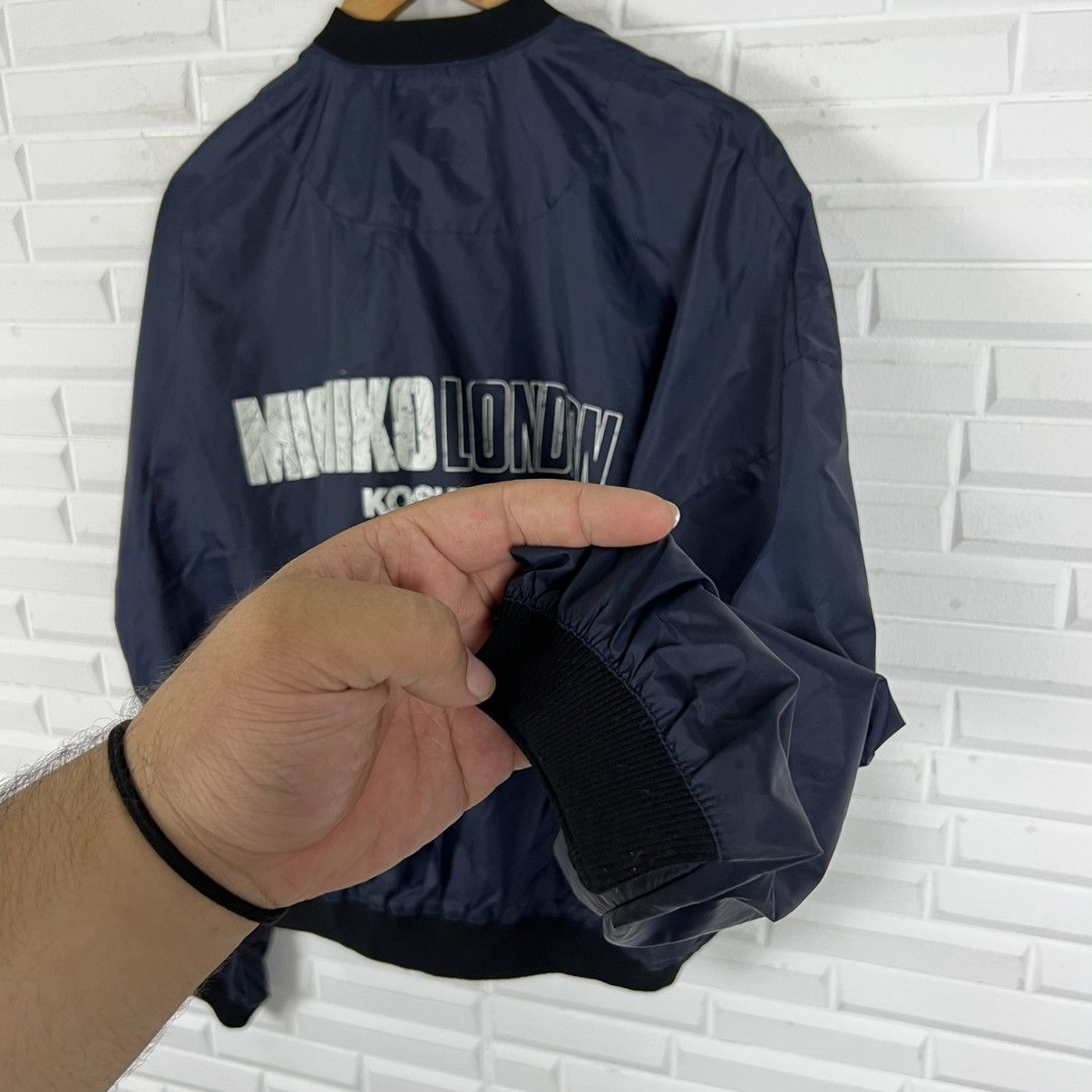 Japanese Brand × Michiko Koshino London VINTAGE BIG LOGO BOMBER JACKET MICHIKO KOSHINO Size US M / EU 48-50 / 2 - 8 Thumbnail