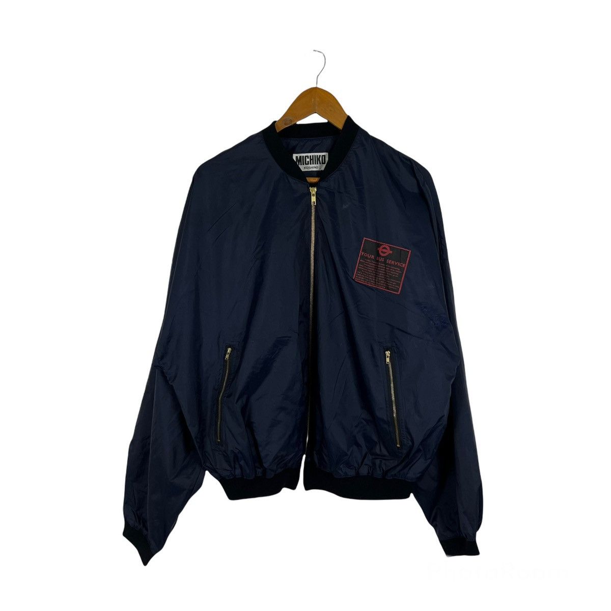 Japanese Brand × Michiko Koshino London VINTAGE BIG LOGO BOMBER JACKET MICHIKO KOSHINO Size US M / EU 48-50 / 2 - 2 Thumbnail