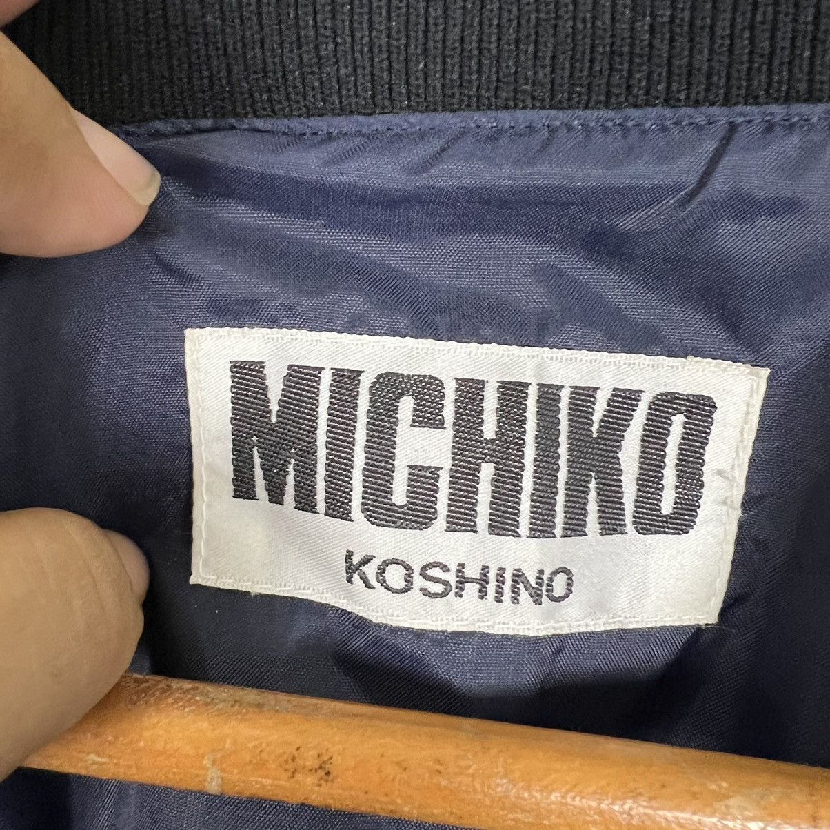 Japanese Brand × Michiko Koshino London VINTAGE BIG LOGO BOMBER JACKET MICHIKO KOSHINO Size US M / EU 48-50 / 2 - 10 Thumbnail