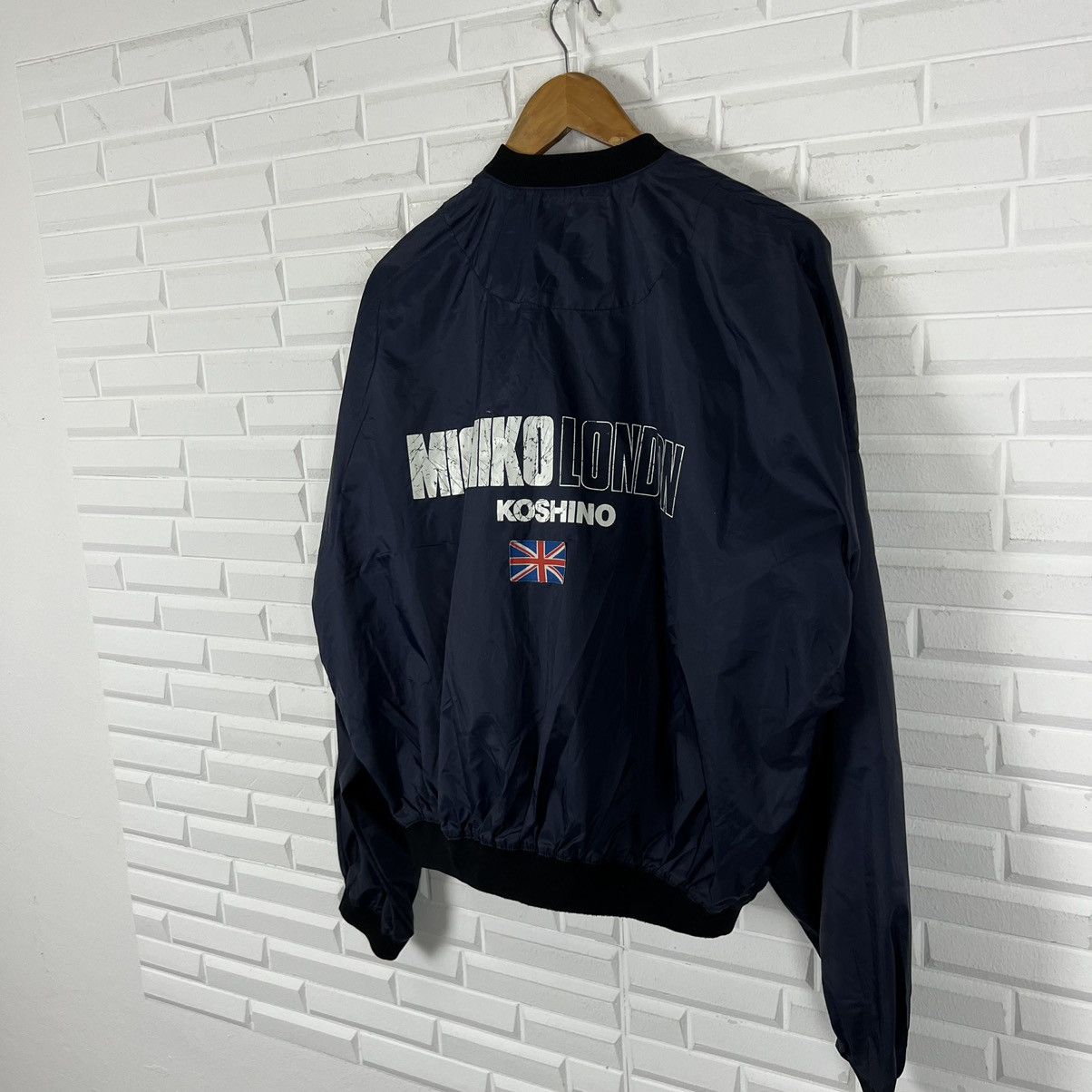 Japanese Brand × Michiko Koshino London VINTAGE BIG LOGO BOMBER JACKET MICHIKO KOSHINO Size US M / EU 48-50 / 2 - 6 Thumbnail