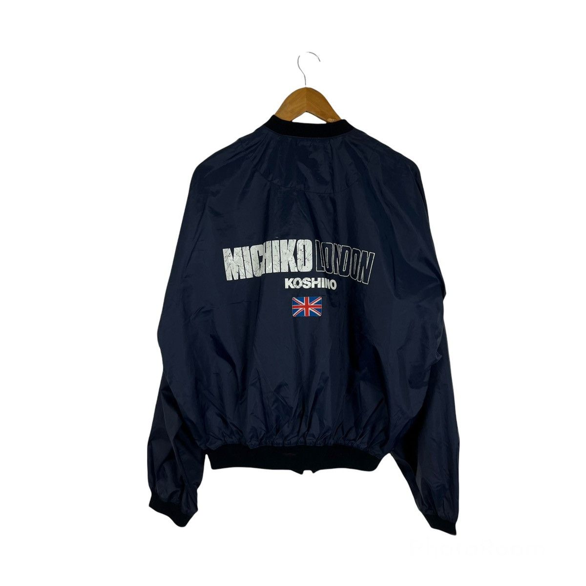 Japanese Brand × Michiko Koshino London VINTAGE BIG LOGO BOMBER JACKET MICHIKO KOSHINO Size US M / EU 48-50 / 2 - 1 Thumbnail