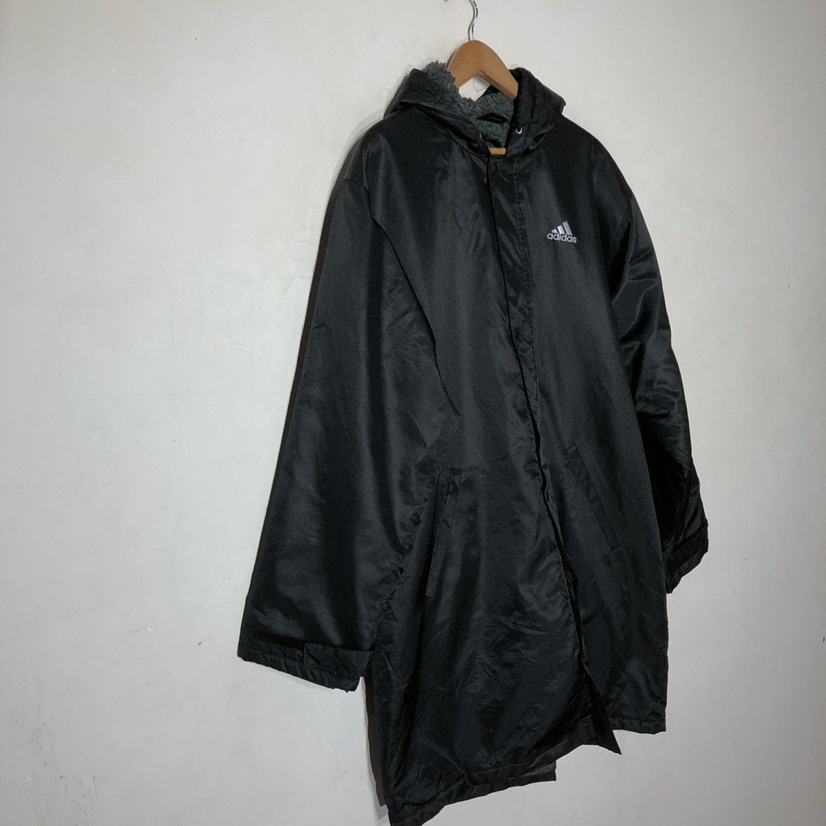 Adidas × Vintage VINTAGE Y2K ADIDAS LONG JACKET Size US L / EU 52-54 / 3 - 3 Thumbnail