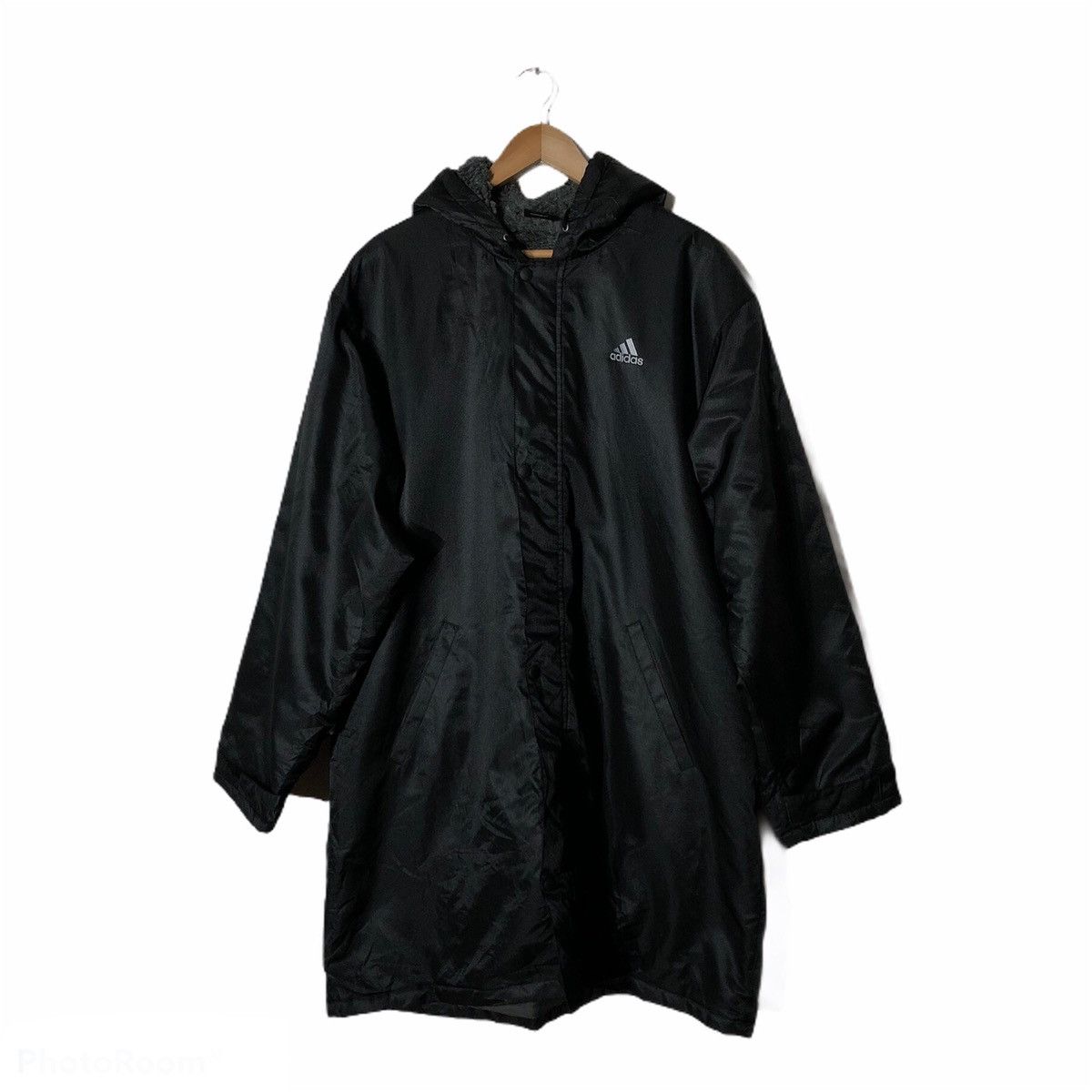 Adidas × Vintage VINTAGE Y2K ADIDAS LONG JACKET Size US L / EU 52-54 / 3 - 1 Thumbnail