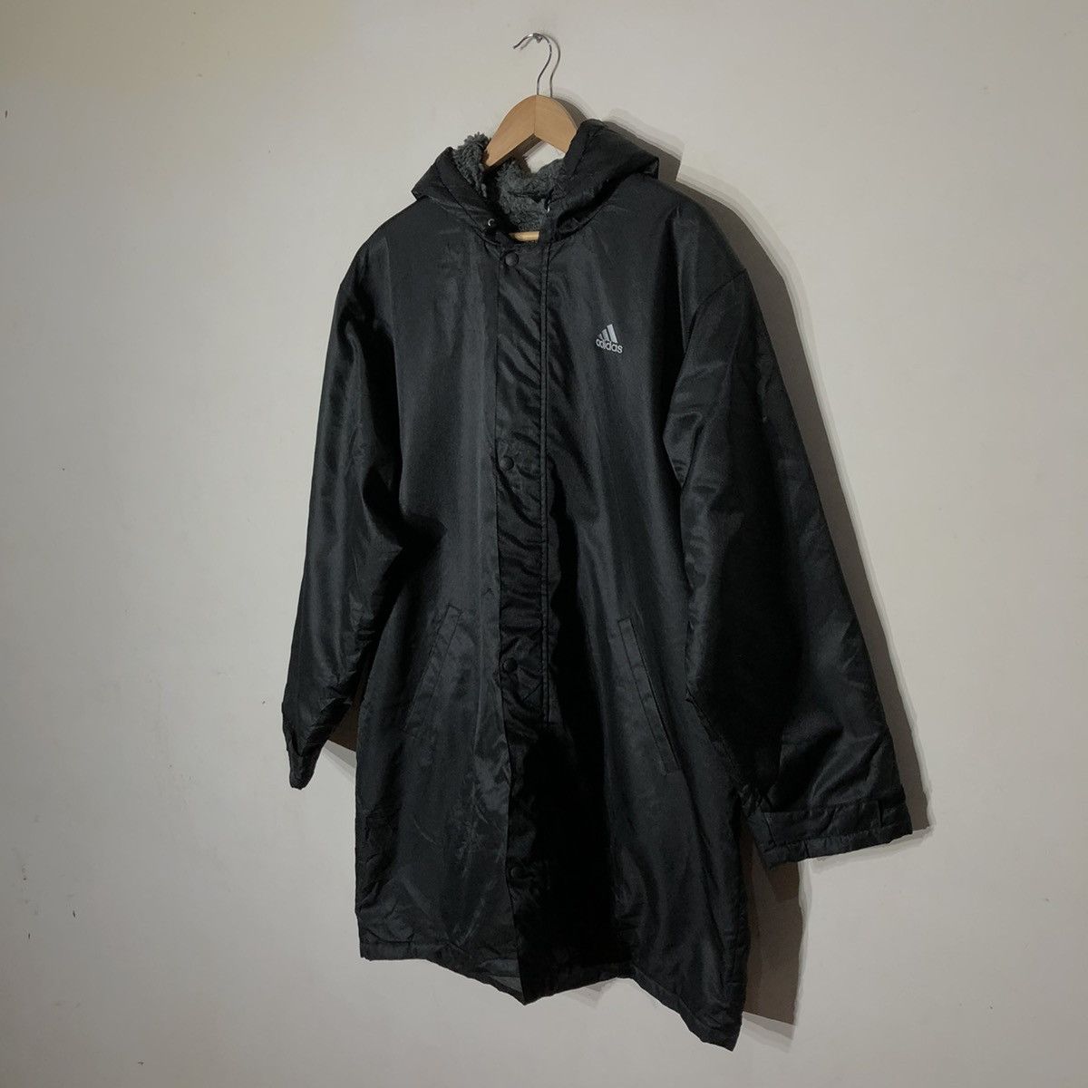 Adidas × Vintage VINTAGE Y2K ADIDAS LONG JACKET Size US L / EU 52-54 / 3 - 2 Thumbnail