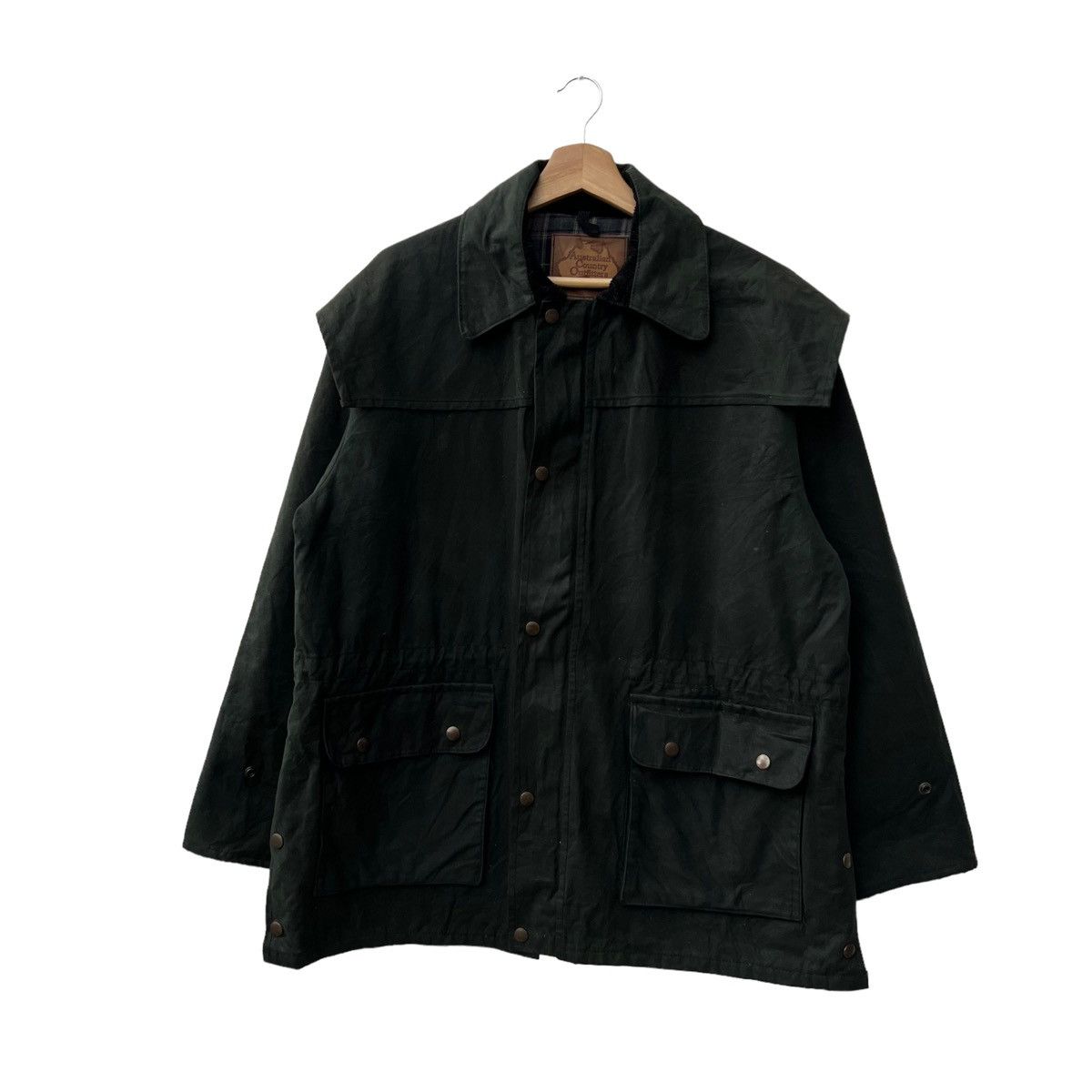 Japanese Brand VINTAGE WAXED COAT JACKET CARGO MULTI POCKET AUSTRALIAN Size US S / EU 44-46 / 1 - 1 Thumbnail