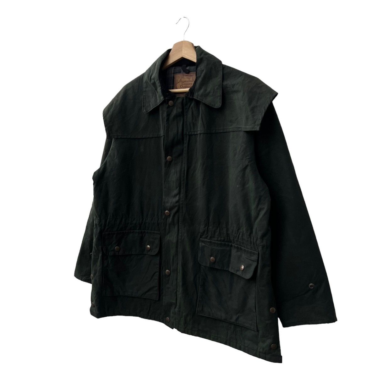 Japanese Brand VINTAGE WAXED COAT JACKET CARGO MULTI POCKET AUSTRALIAN Size US S / EU 44-46 / 1 - 2 Thumbnail