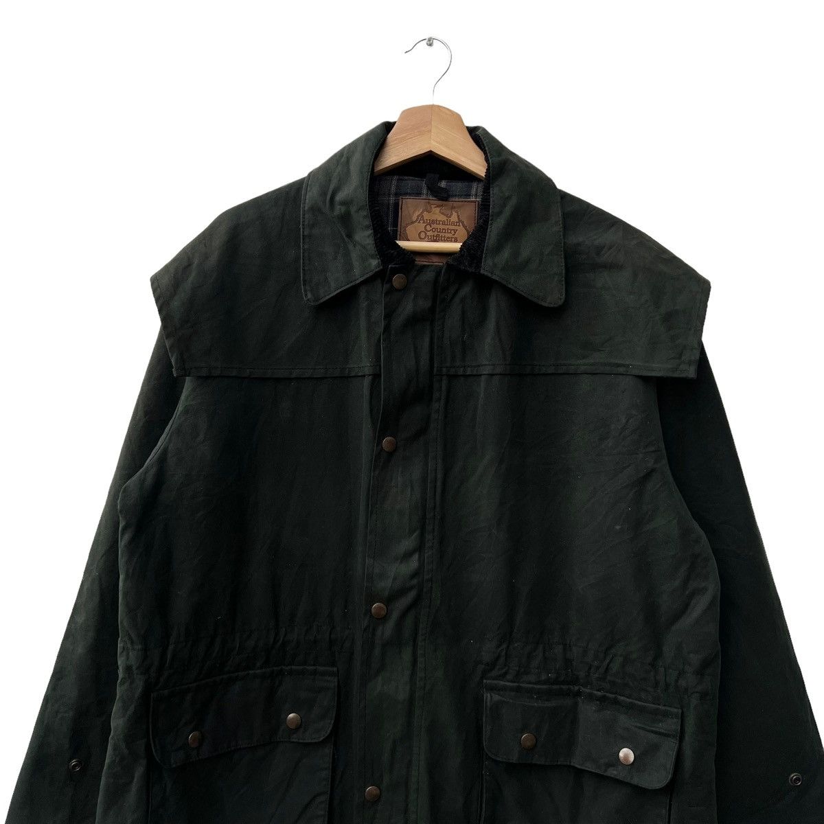 Japanese Brand VINTAGE WAXED COAT JACKET CARGO MULTI POCKET AUSTRALIAN Size US S / EU 44-46 / 1 - 3 Thumbnail
