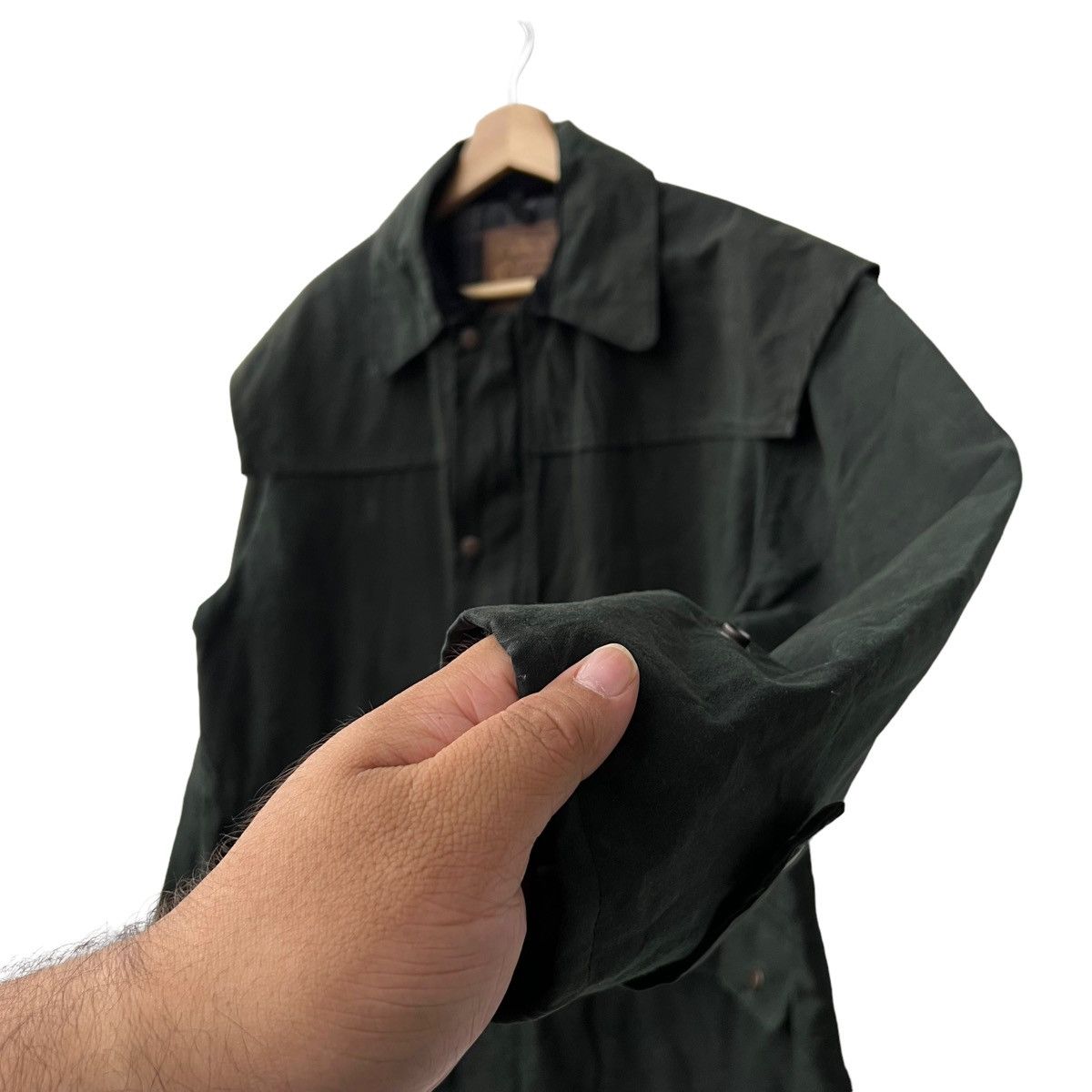 Japanese Brand VINTAGE WAXED COAT JACKET CARGO MULTI POCKET AUSTRALIAN Size US S / EU 44-46 / 1 - 6 Thumbnail