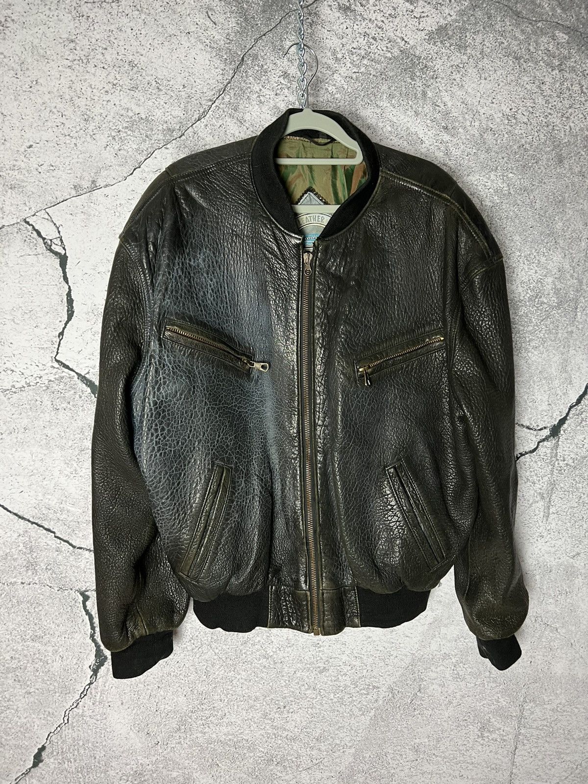 Japanese Brand Vintage avant garde genuine leather jacket Size US L / EU 52-54 / 3 - 1 Thumbnail
