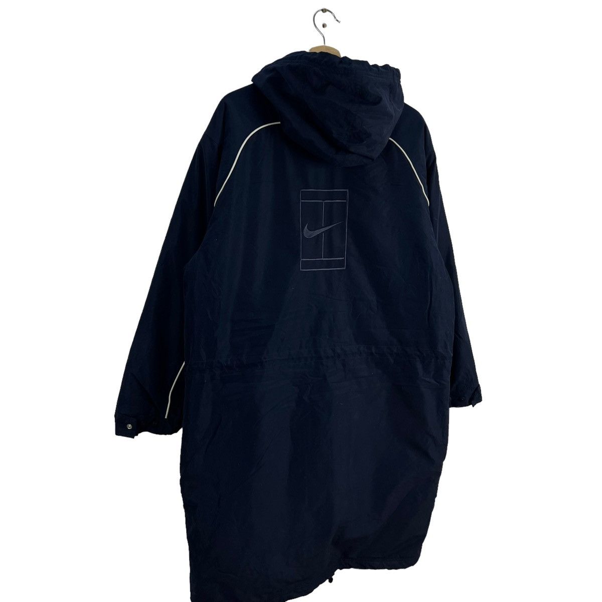 Nike VINTAGE NIKE COURT LONG COACH JACKET BIG LOGO Size US M / EU 48-50 / 2 - 6 Thumbnail