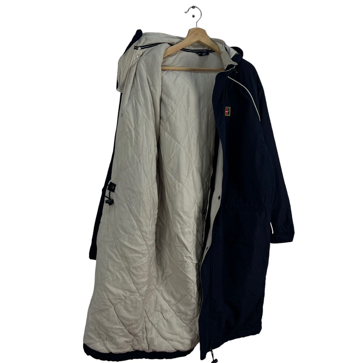 Nike VINTAGE NIKE COURT LONG COACH JACKET BIG LOGO Size US M / EU 48-50 / 2 - 10 Thumbnail