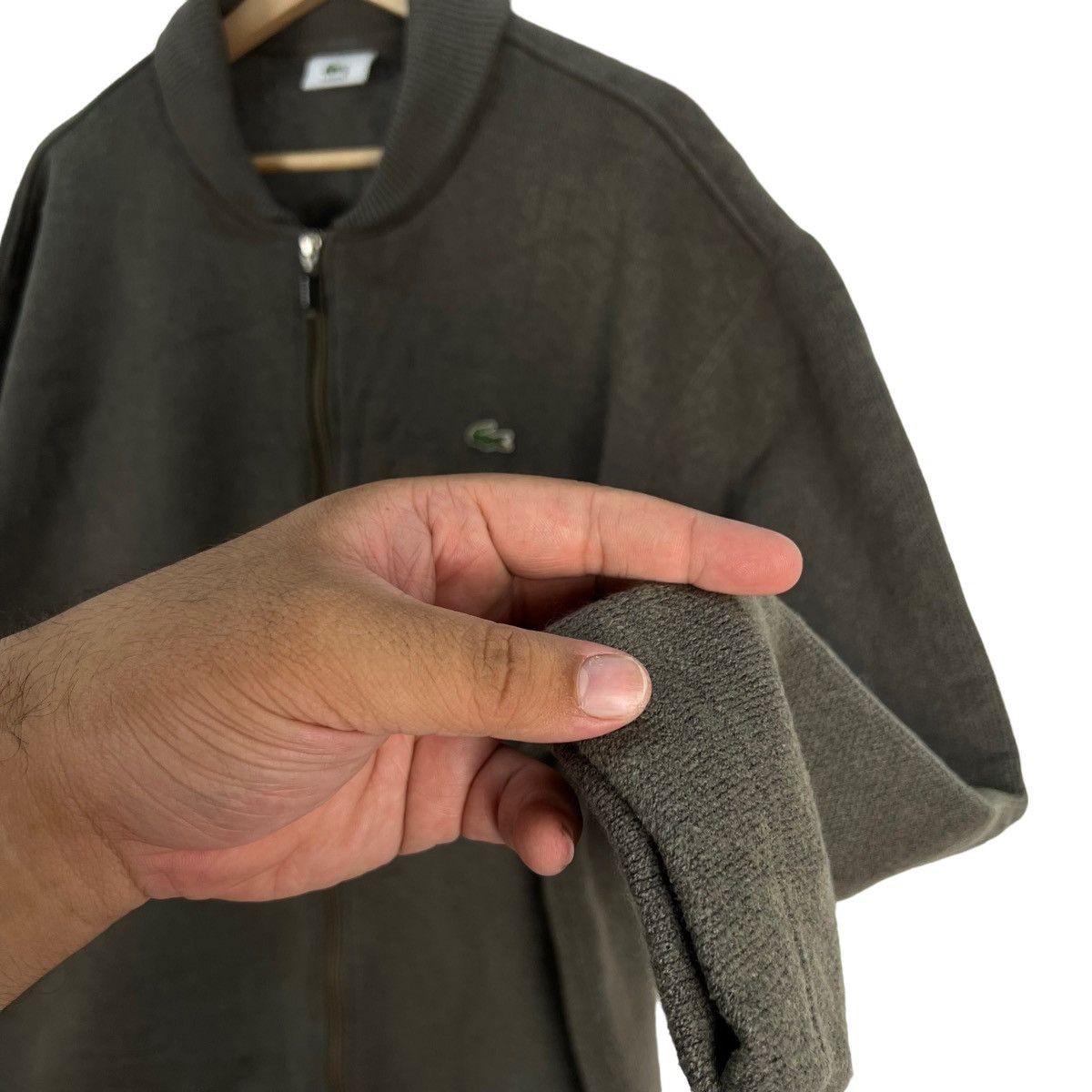 Japanese Brand VINTAGE BOMBER WOOL JACKET LACOSTE MADE IN JAPAN Size US M / EU 48-50 / 2 - 6 Thumbnail