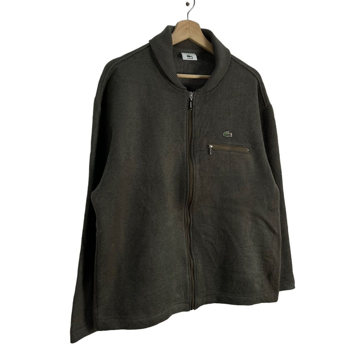 Japanese Brand VINTAGE BOMBER WOOL JACKET LACOSTE MADE IN JAPAN Size US M / EU 48-50 / 2 - 2 Thumbnail