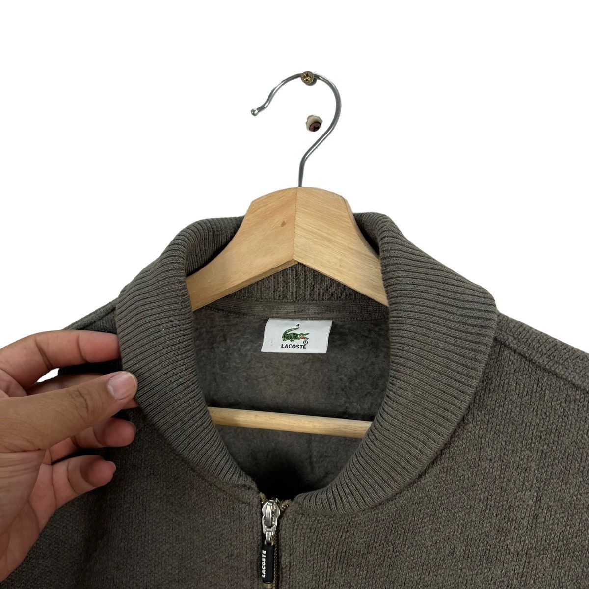 Japanese Brand VINTAGE BOMBER WOOL JACKET LACOSTE MADE IN JAPAN Size US M / EU 48-50 / 2 - 7 Thumbnail