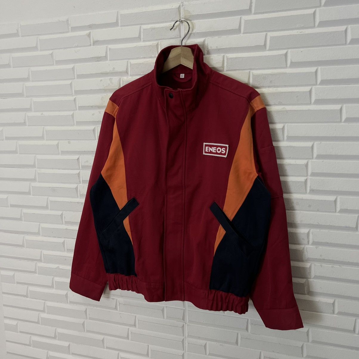 Japanese Brand × Sports Specialties VINTAGE ENEOS WORKERS WEAR JACKET BIG LOGO RACING TEAM Size US L / EU 52-54 / 3 - 3 Thumbnail