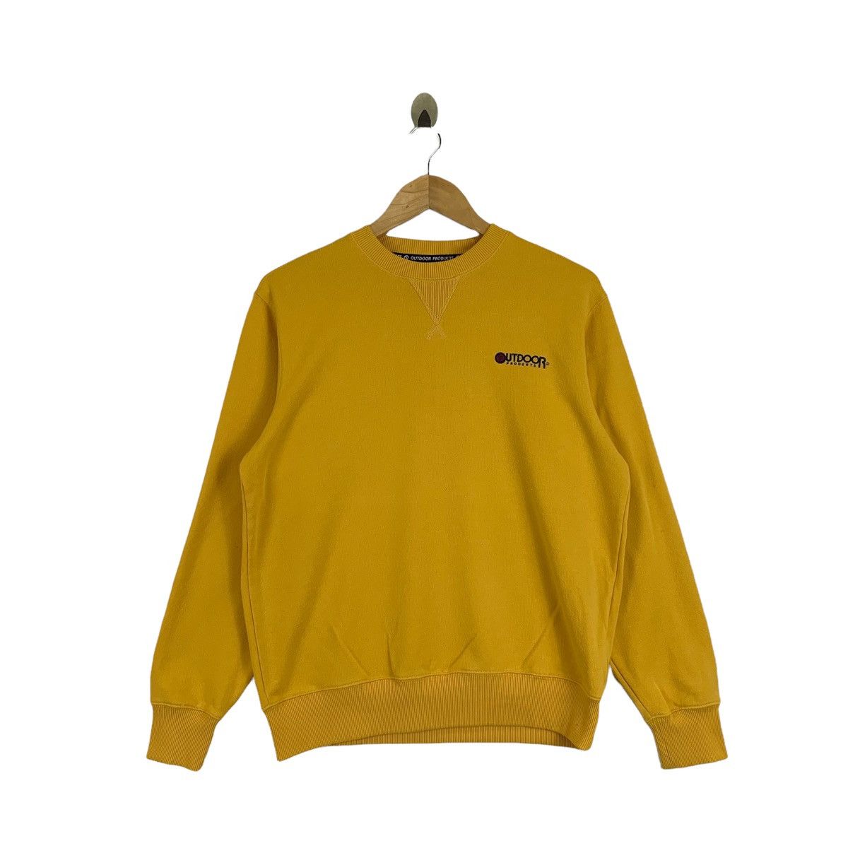 image of Outdoor Life x Vintage Outdoor Products Crewneck Sweatshirt Pullover in Orange, Men's (Size Large)