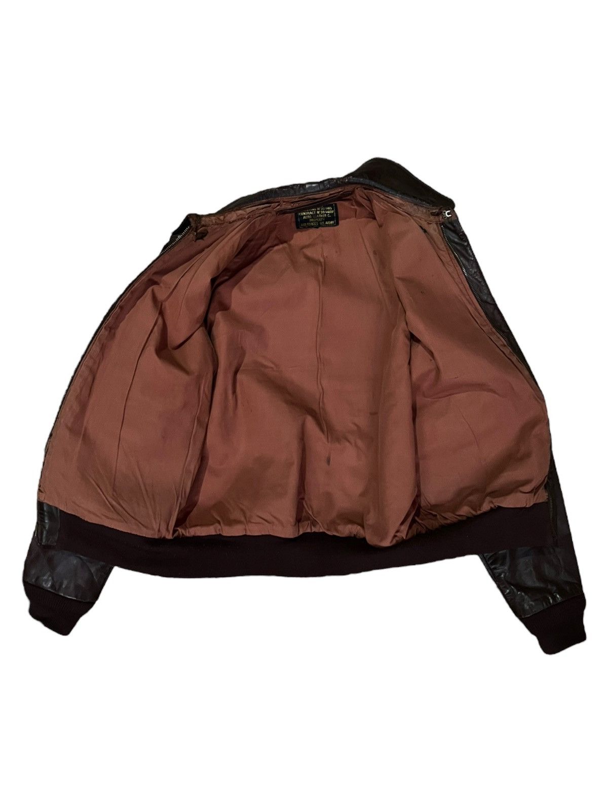 Aero Leathers VERY RARE VINTAGE LEATHER JACKET A2 AERO LEATHER CO USN Size US S / EU 44-46 / 1 - 5 Thumbnail