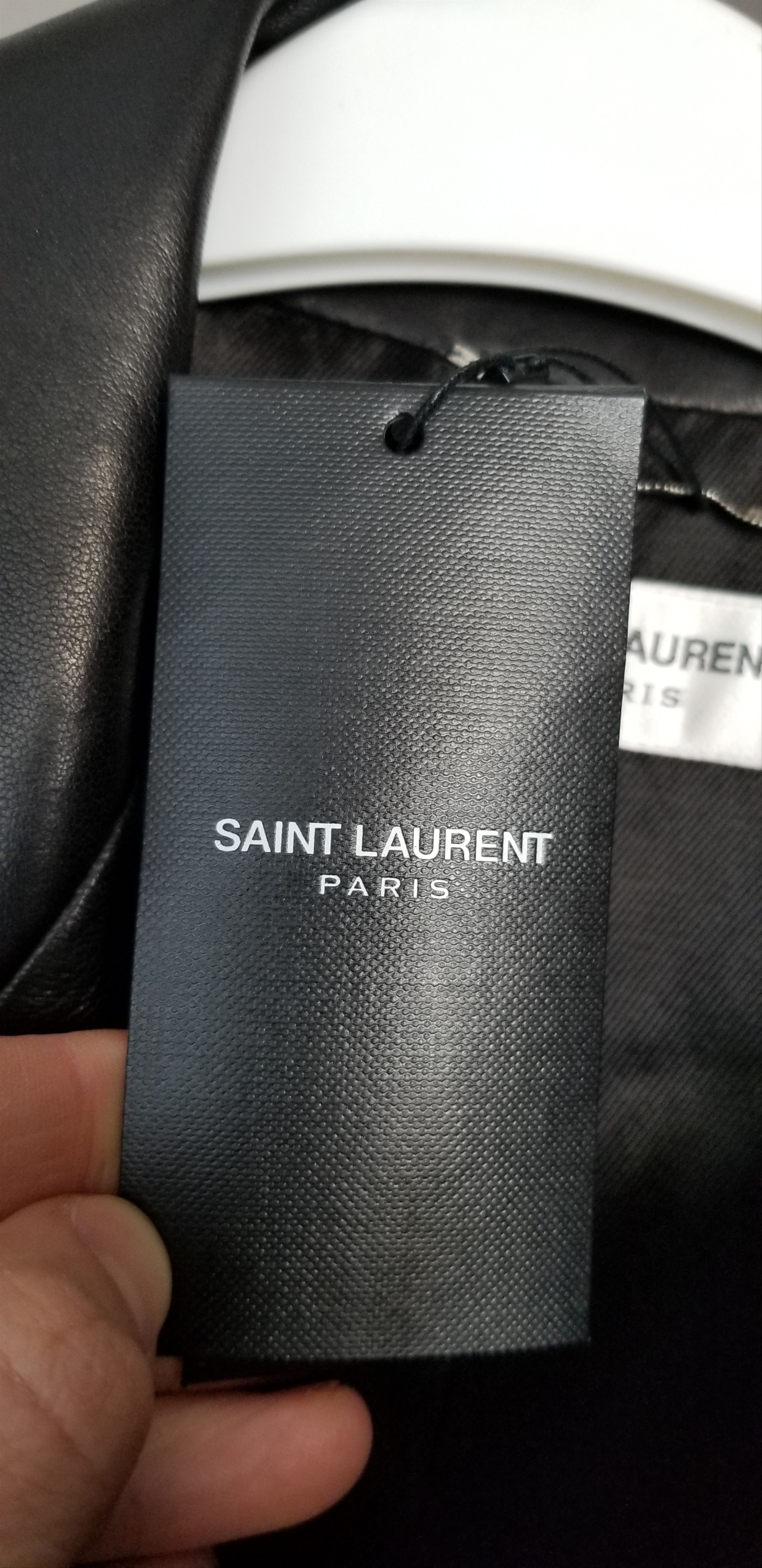 Saint Laurent Paris Saint Laurent Paris Leather Biker Jacket Size US L / EU 52-54 / 3 - 5 Thumbnail