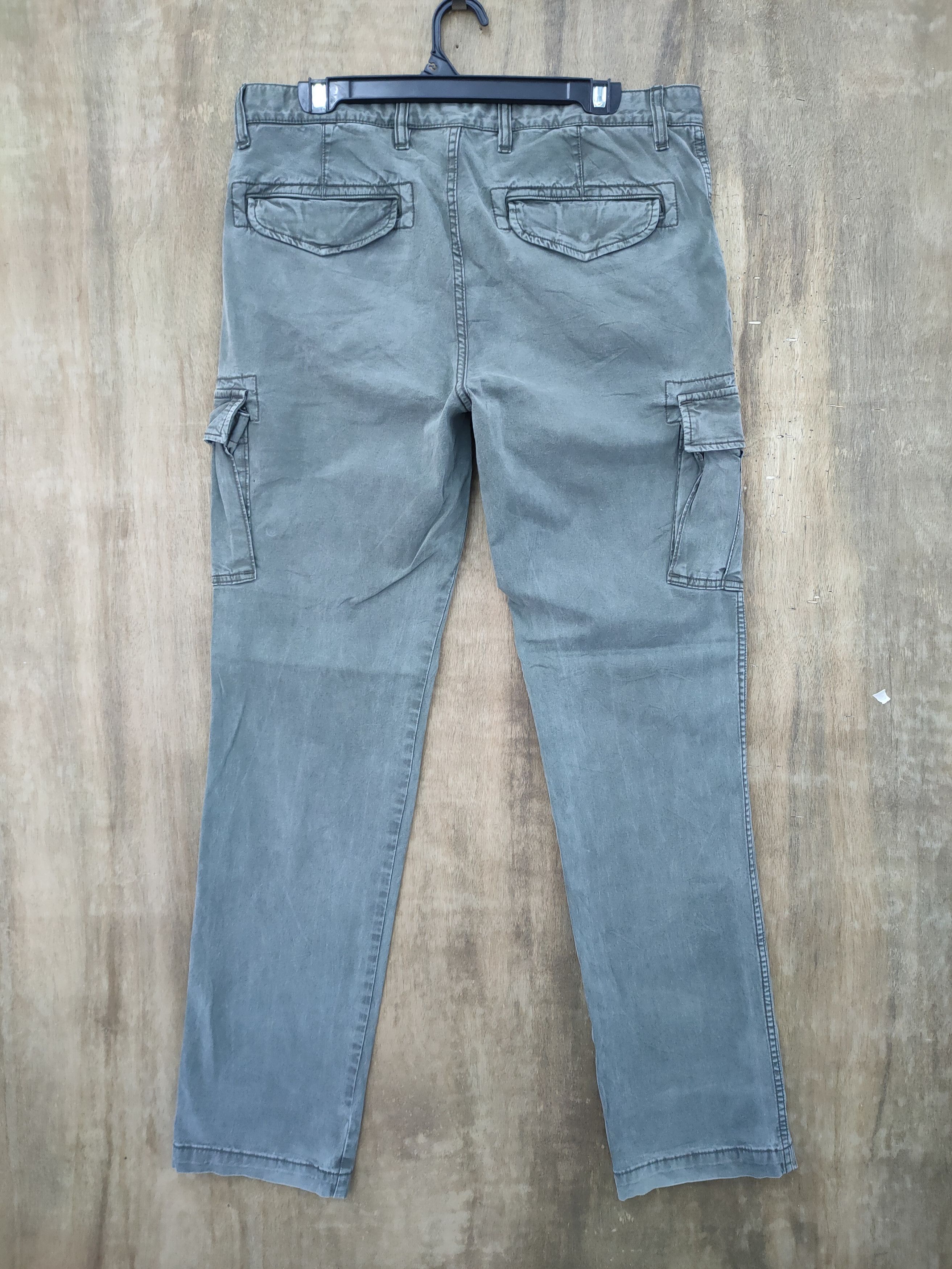 Japanese Brand × Vintage VINTAGE JAPANESE SKINNY FADED CARGO PANTS Size US 34 / EU 50 - 9 Thumbnail