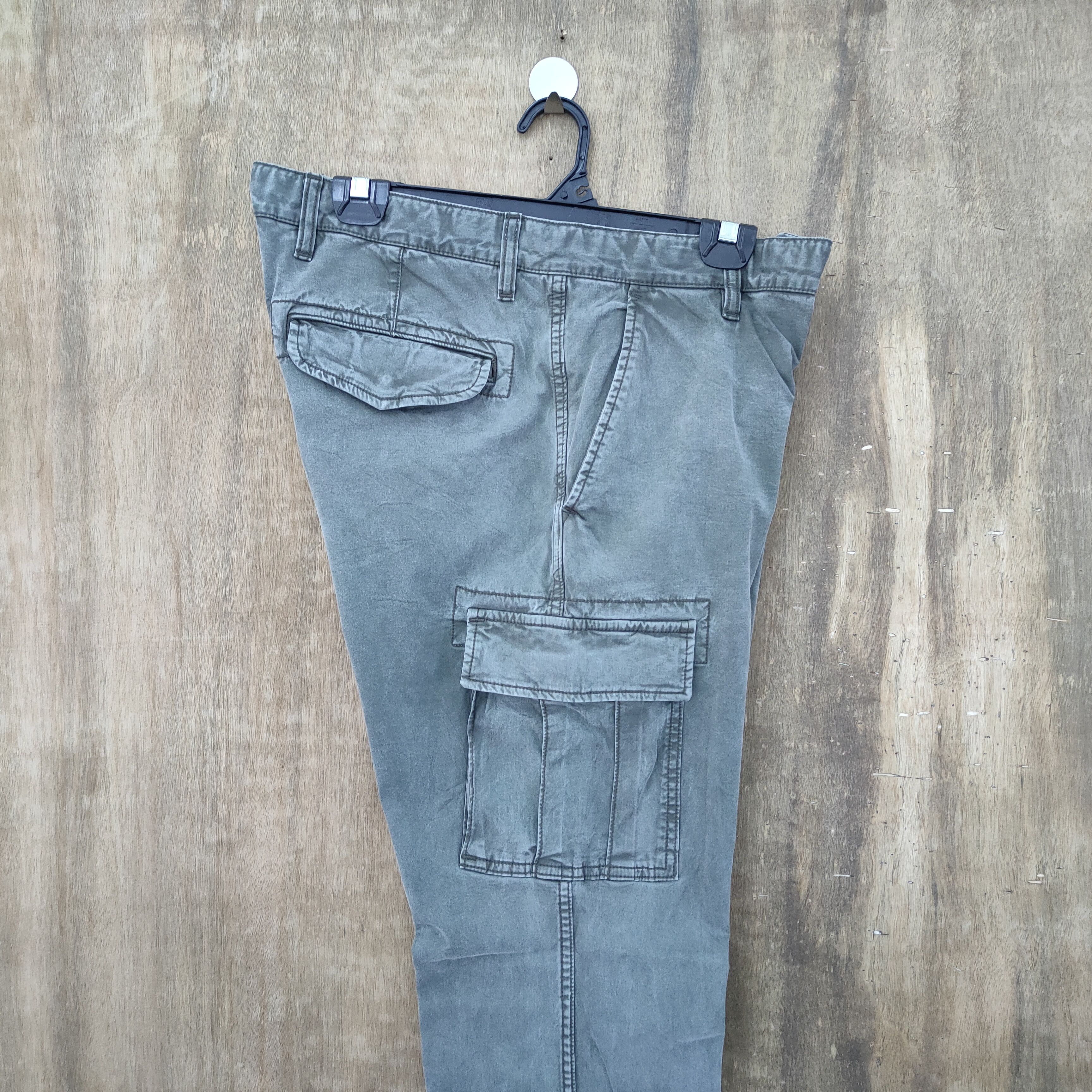 Japanese Brand × Vintage VINTAGE JAPANESE SKINNY FADED CARGO PANTS Size US 34 / EU 50 - 11 Thumbnail