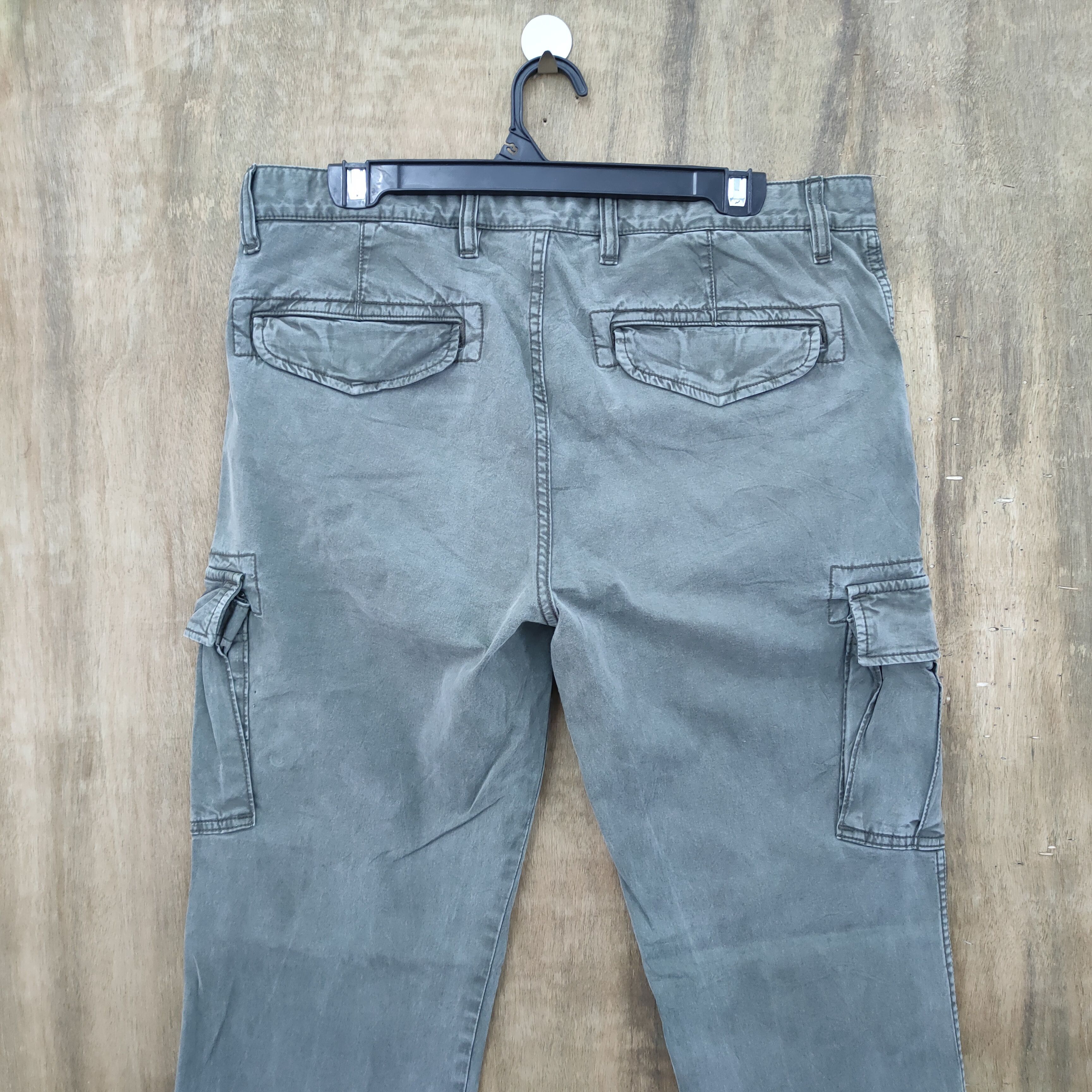 Japanese Brand × Vintage VINTAGE JAPANESE SKINNY FADED CARGO PANTS Size US 34 / EU 50 - 7 Thumbnail