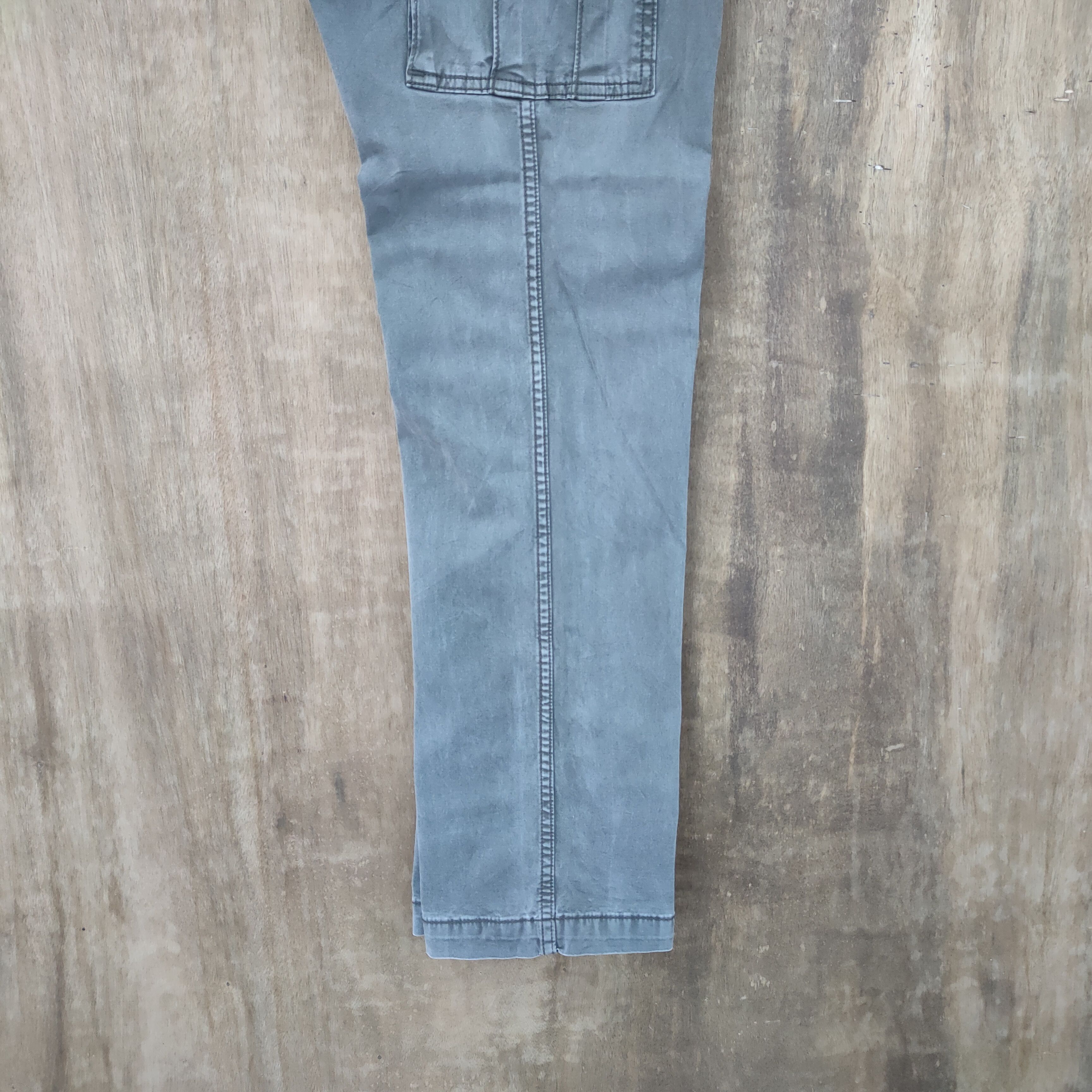 Japanese Brand × Vintage VINTAGE JAPANESE SKINNY FADED CARGO PANTS Size US 34 / EU 50 - 12 Thumbnail