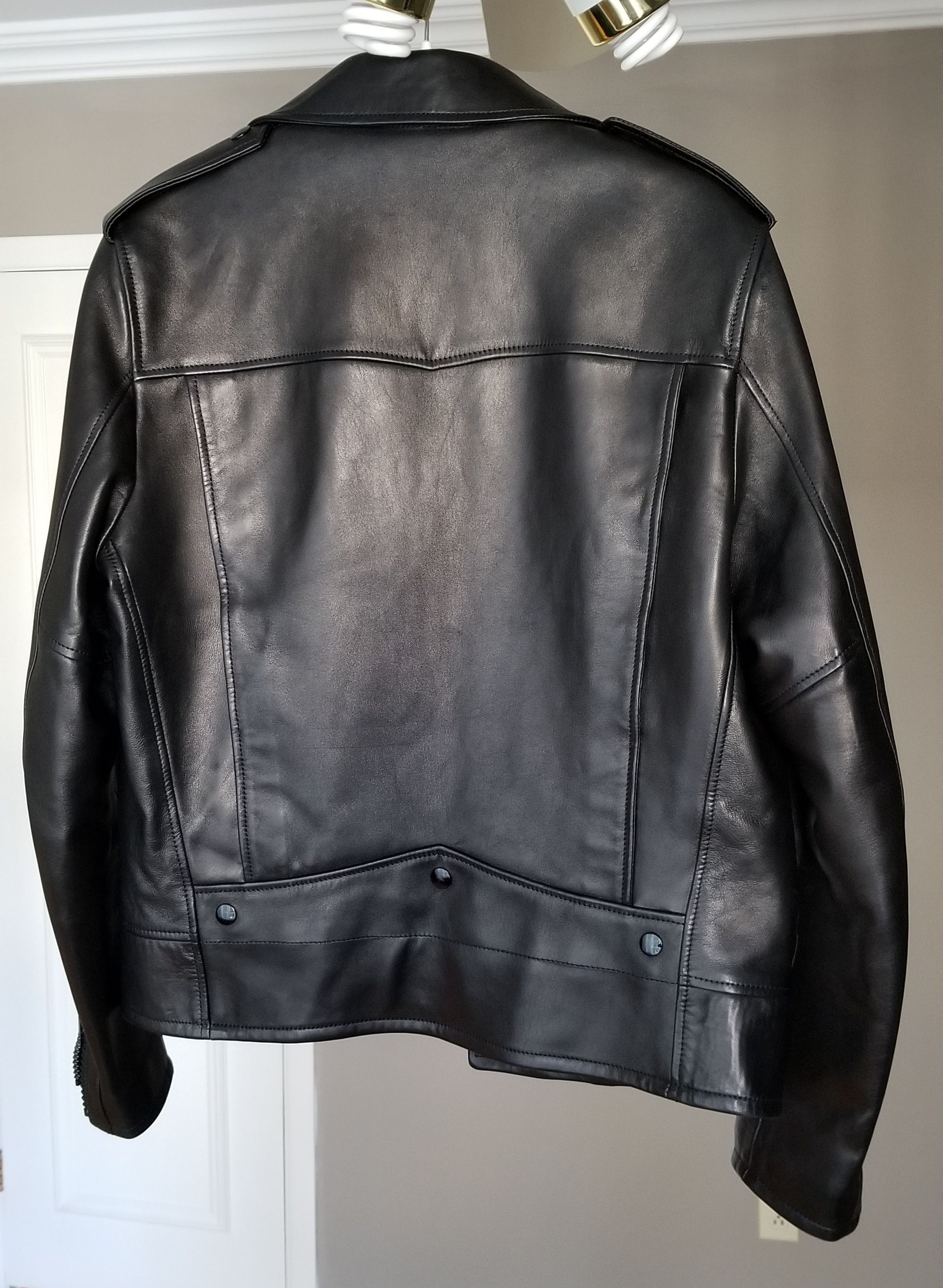 Saint Laurent Paris Saint Laurent Paris L01 Leather Biker Size US M / EU 48-50 / 2 - 2 Thumbnail