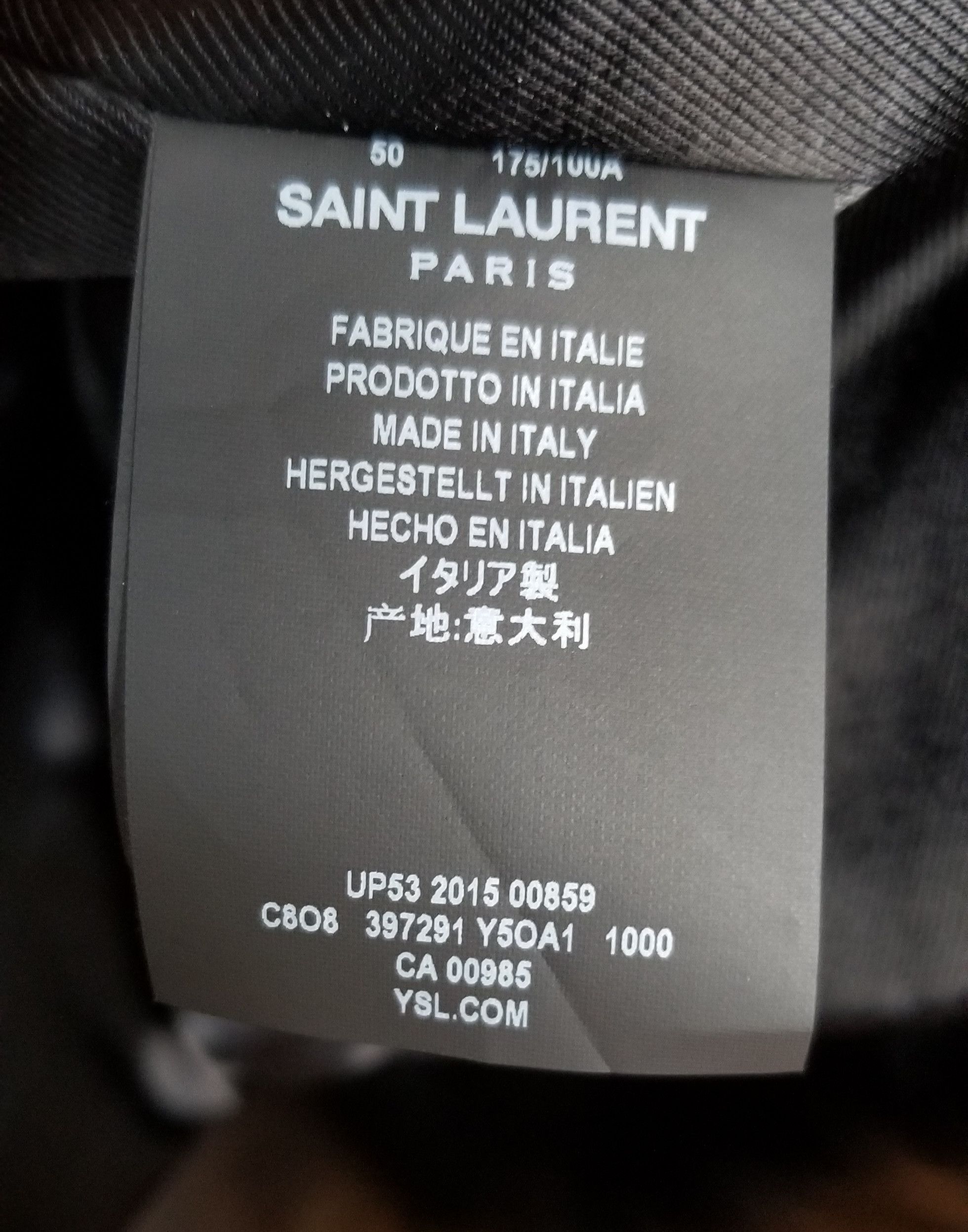 Saint Laurent Paris Saint Laurent Paris L01 Leather Biker Size US M / EU 48-50 / 2 - 6 Thumbnail