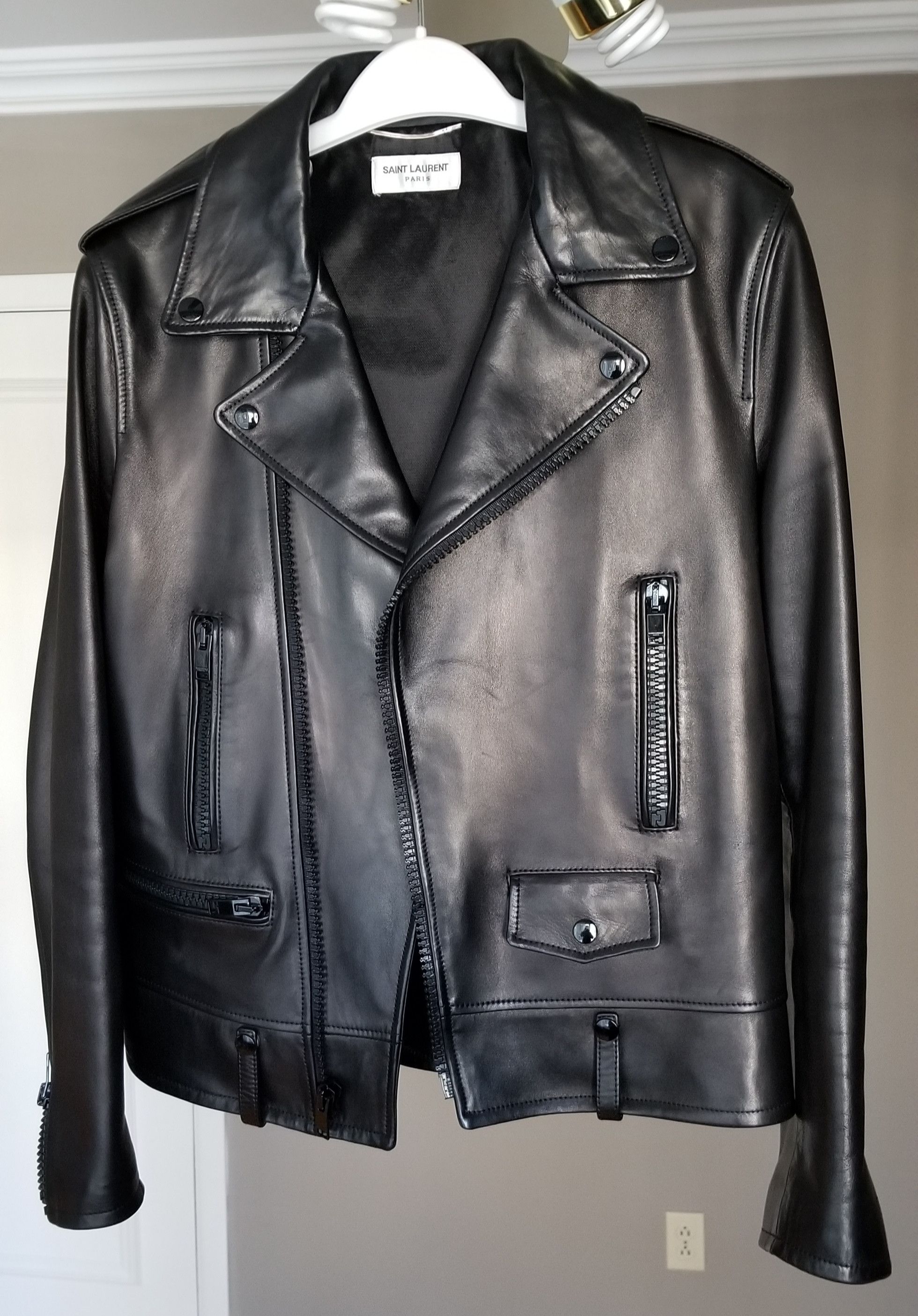 Saint Laurent Paris Saint Laurent Paris L01 Leather Biker Size US M / EU 48-50 / 2 - 1 Thumbnail