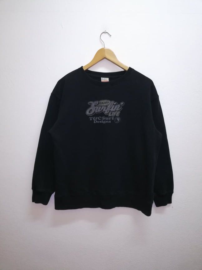 Other T&C Surf Designs, Enjoy Surfin Life Hawaii Sweatshirt (c23) Size US L / EU 52-54 / 3 - 2 Thumbnail
