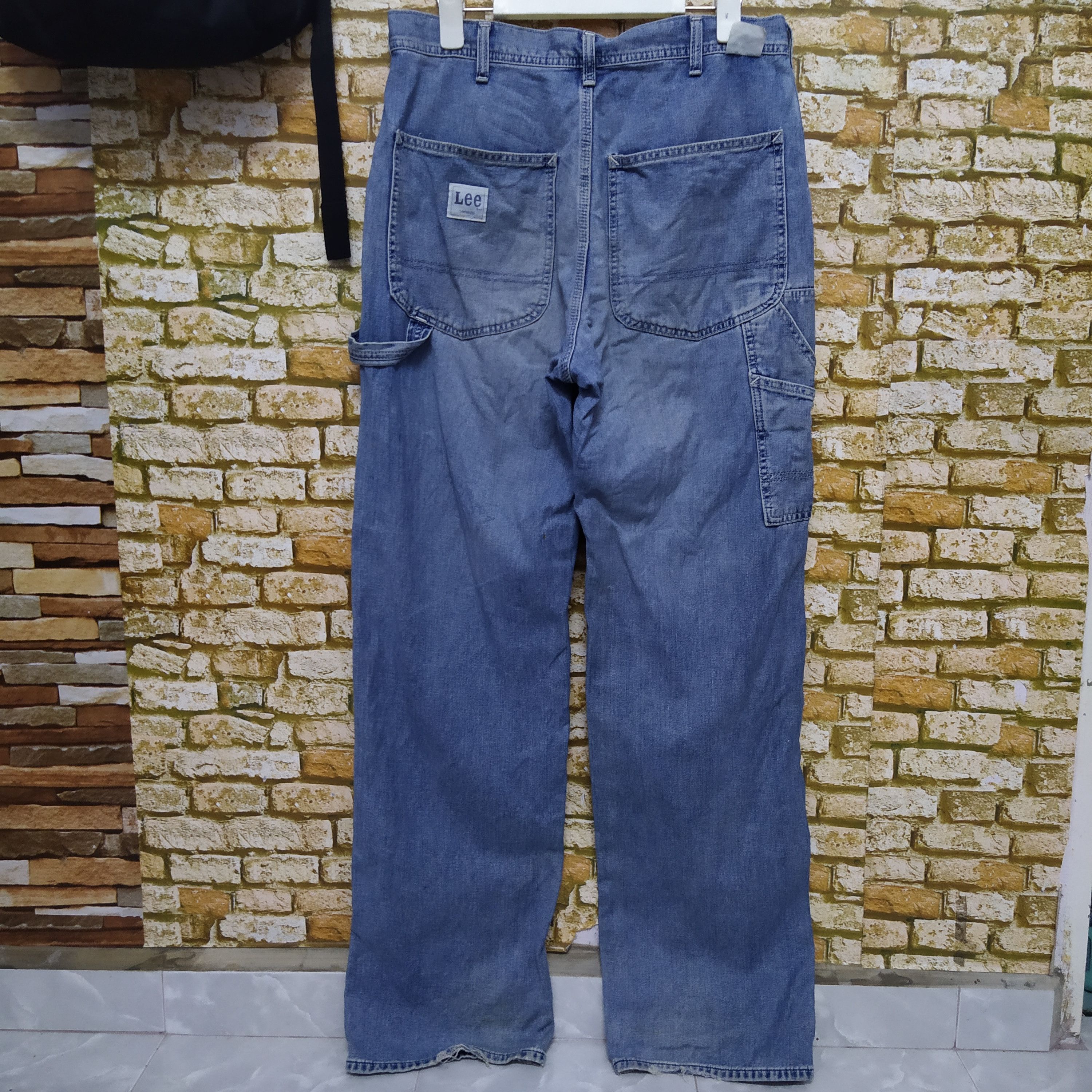 VTG LEE DENIM CARPENTER DISTRESSED (D379) w31